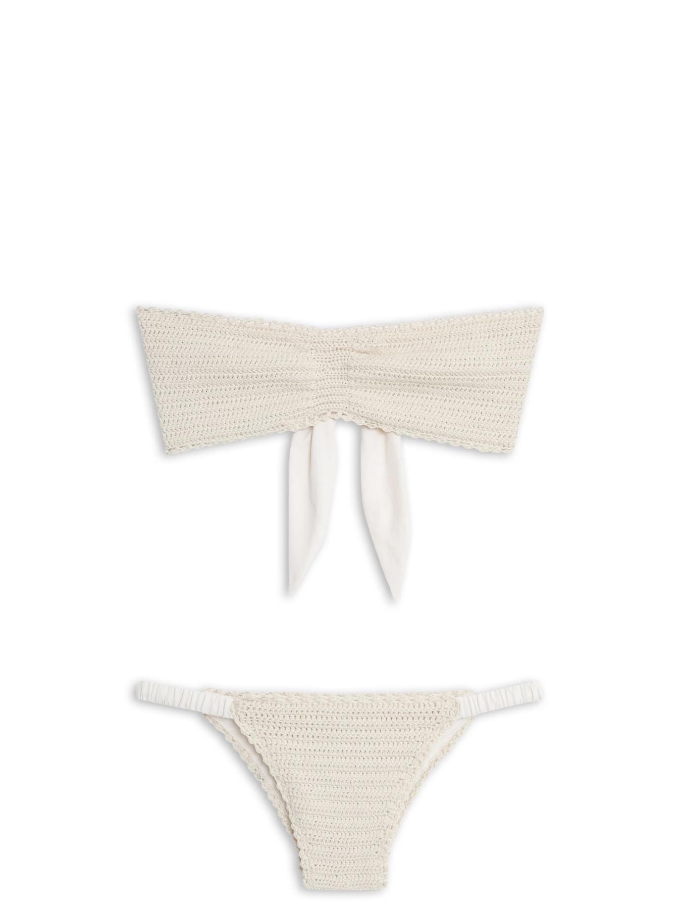 Biquíni Ale crochê Branco Triya