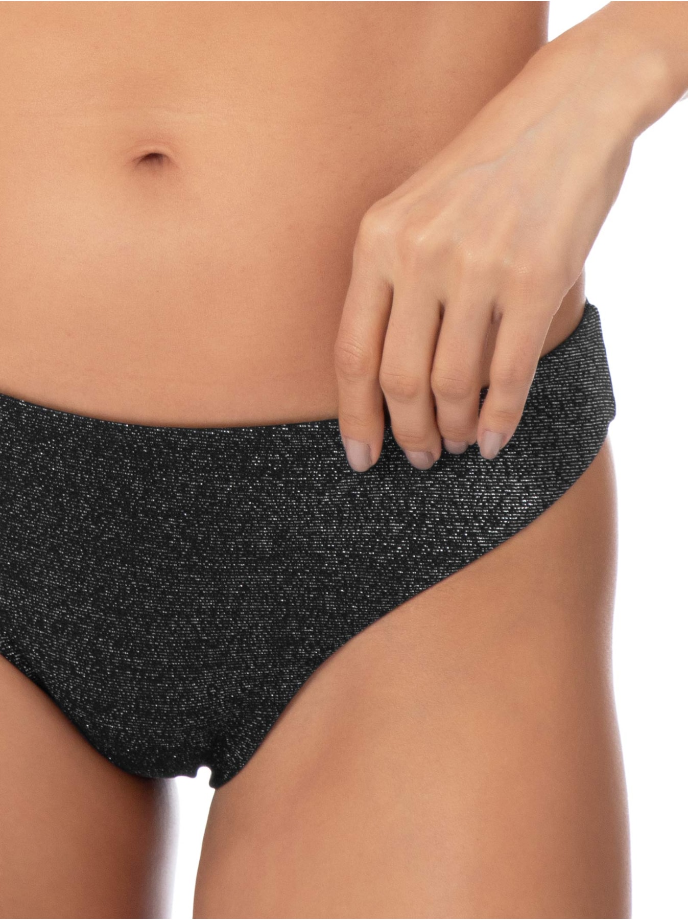 Biquíni Amarradinho Textura Preto Água Doce