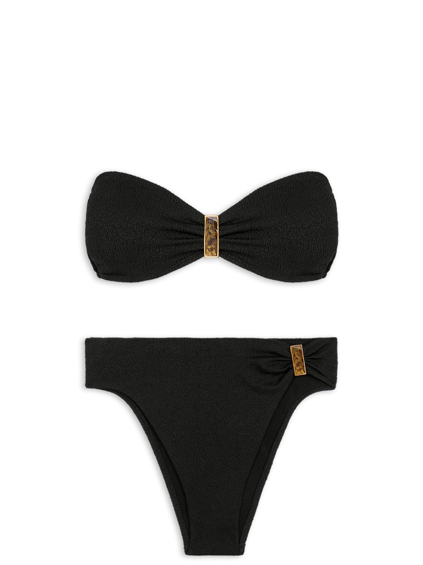 Biquíni Bandeau Blake Preto Vix
