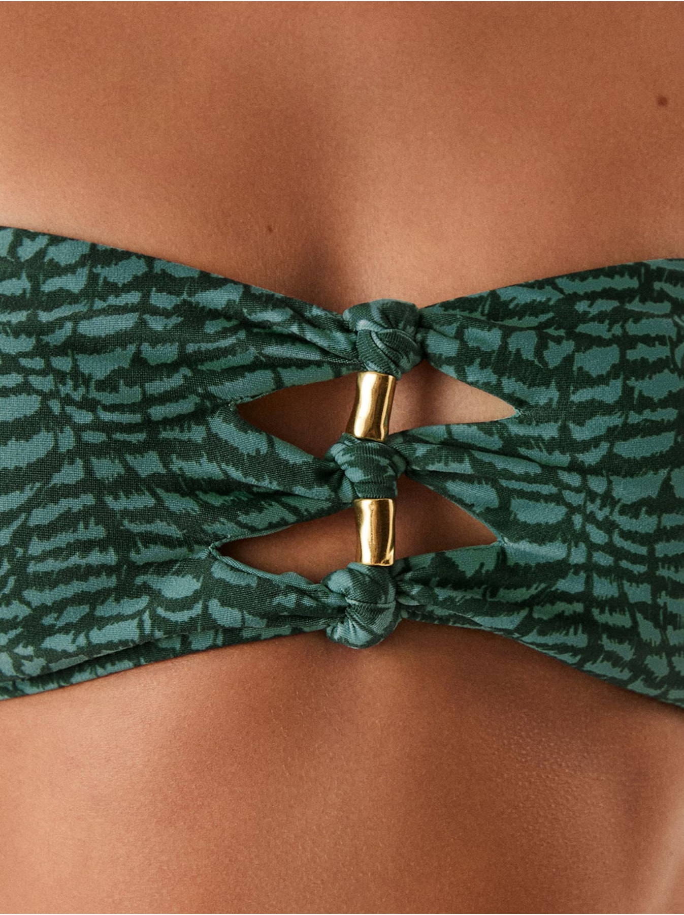 Biquíni Bandeau Megan Verde Vix