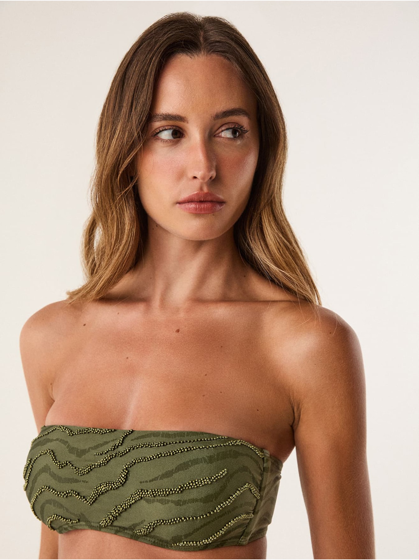 Biquíni Bandeau Mina Verde Vix