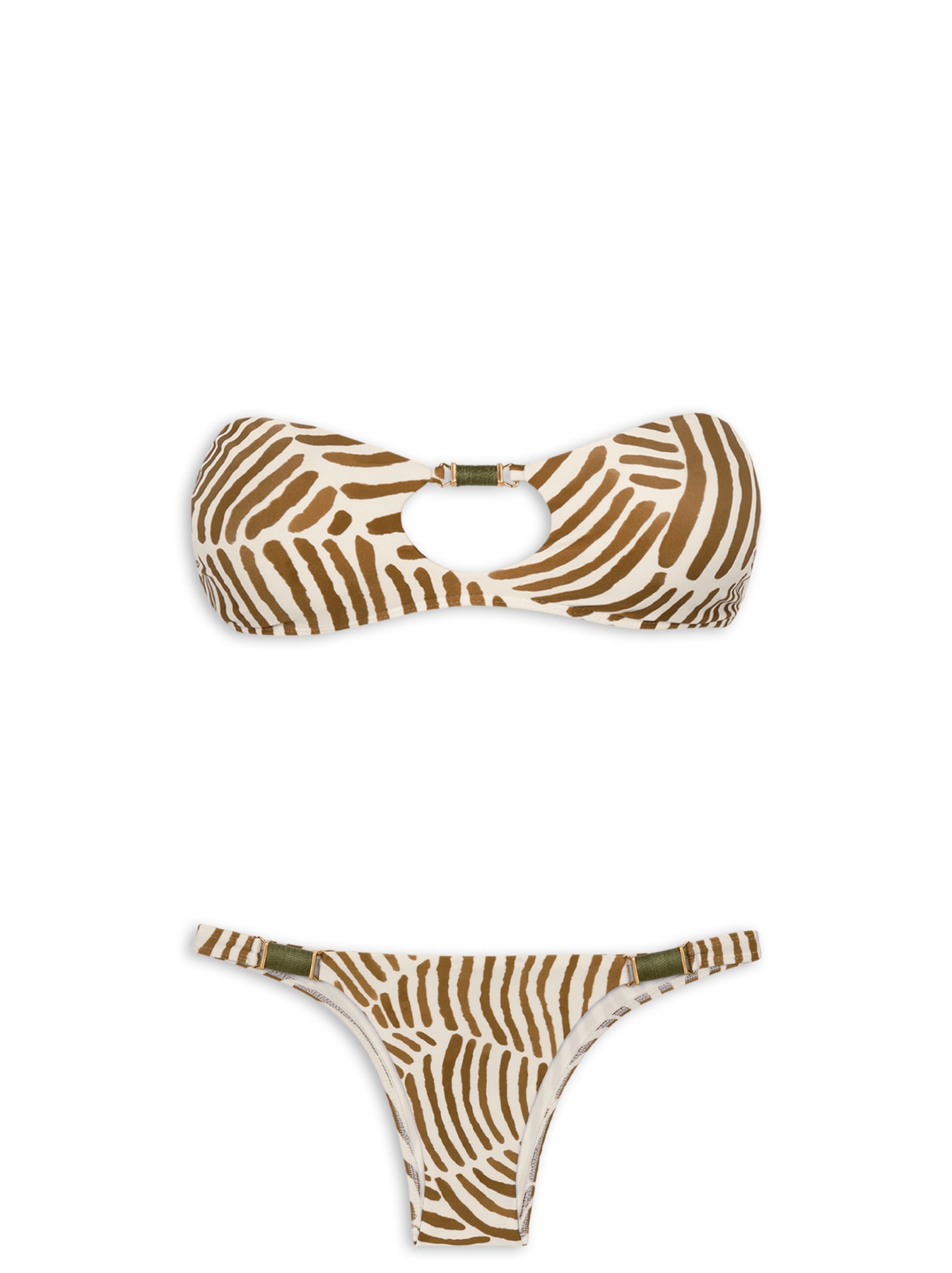 Biquíni Bandeau Pam Marrom Vix