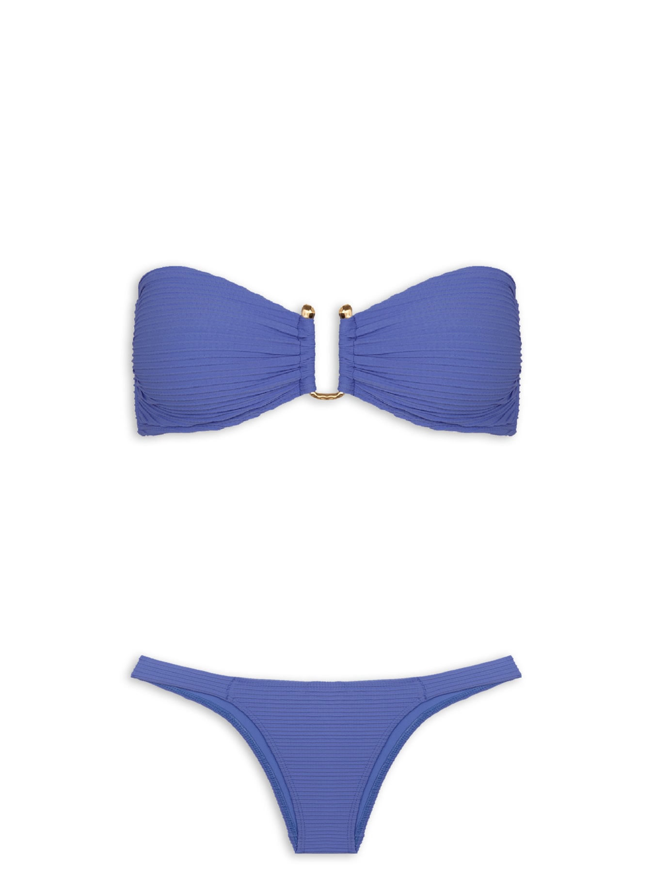 Biquini Bandeau Square Fany Jill Azul Vix