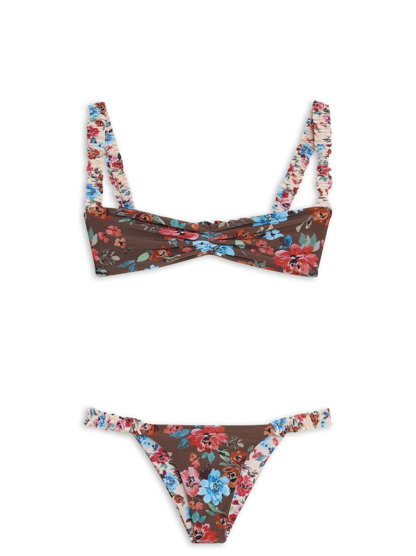 Biquíni Canis Poliamida Marrom Triya