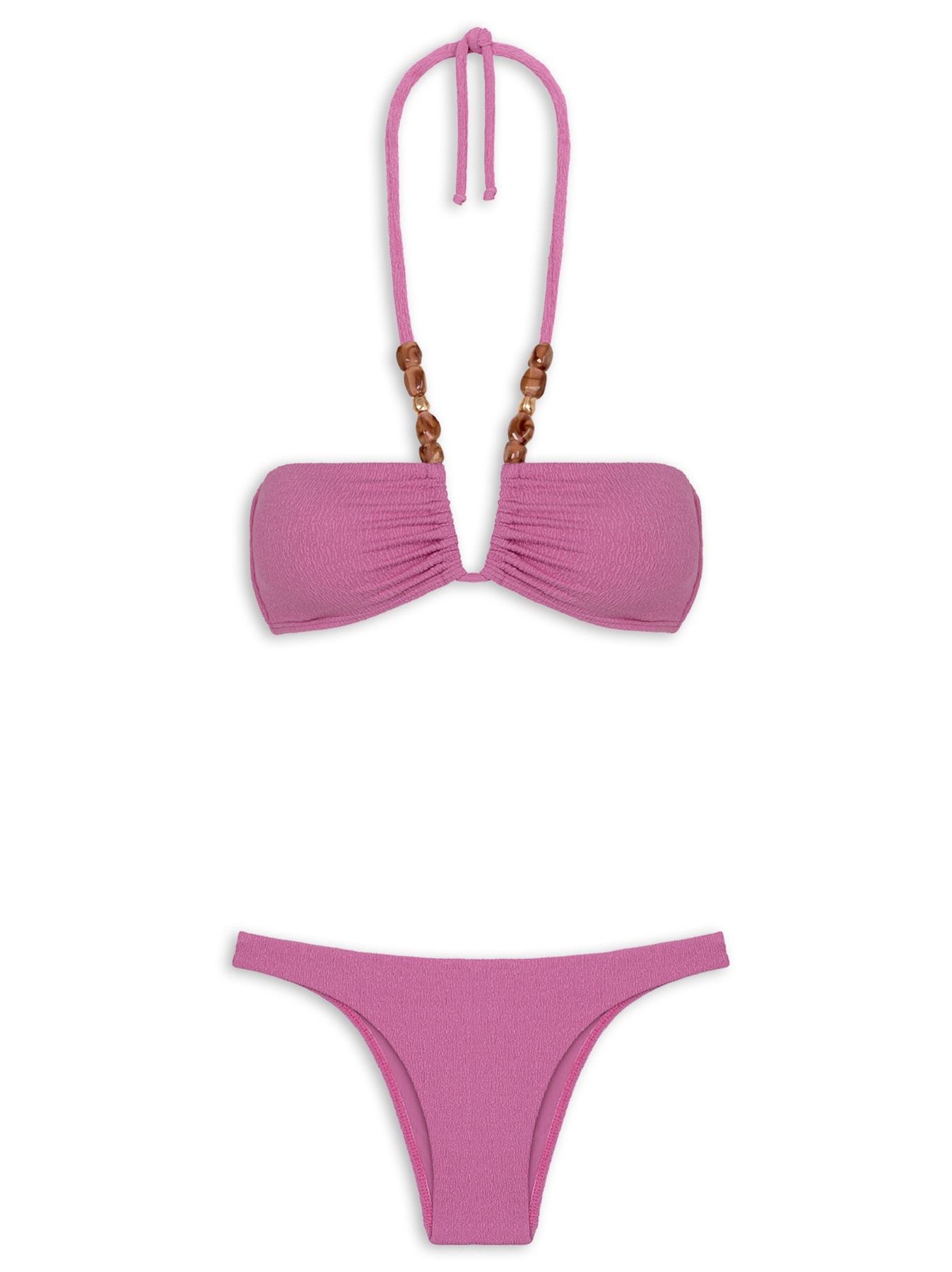 Biquíni Carol Kiana Decote Halter Roxo Vix