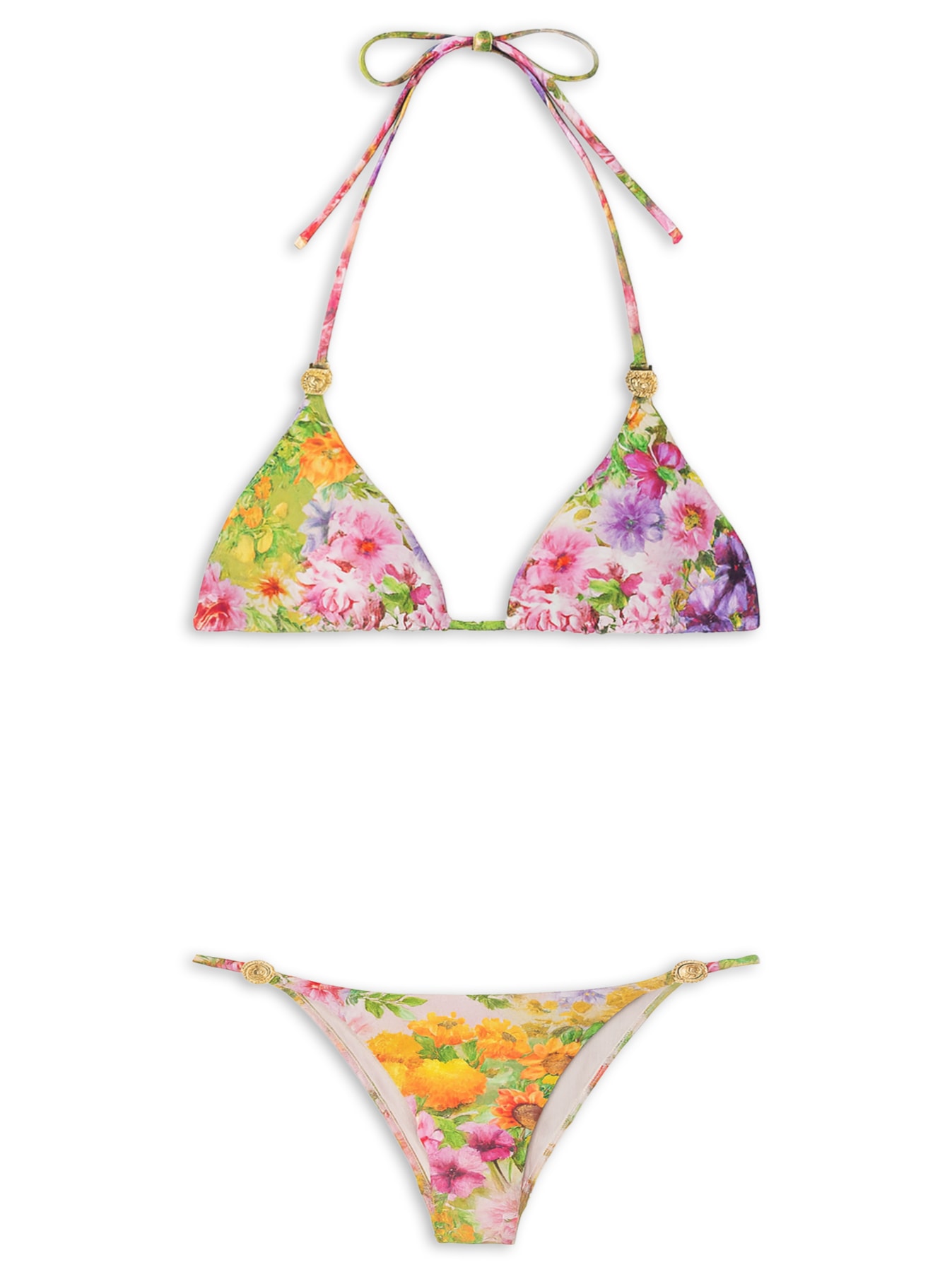 Biquíni Cortininha Bela Ines Amarelo Triya