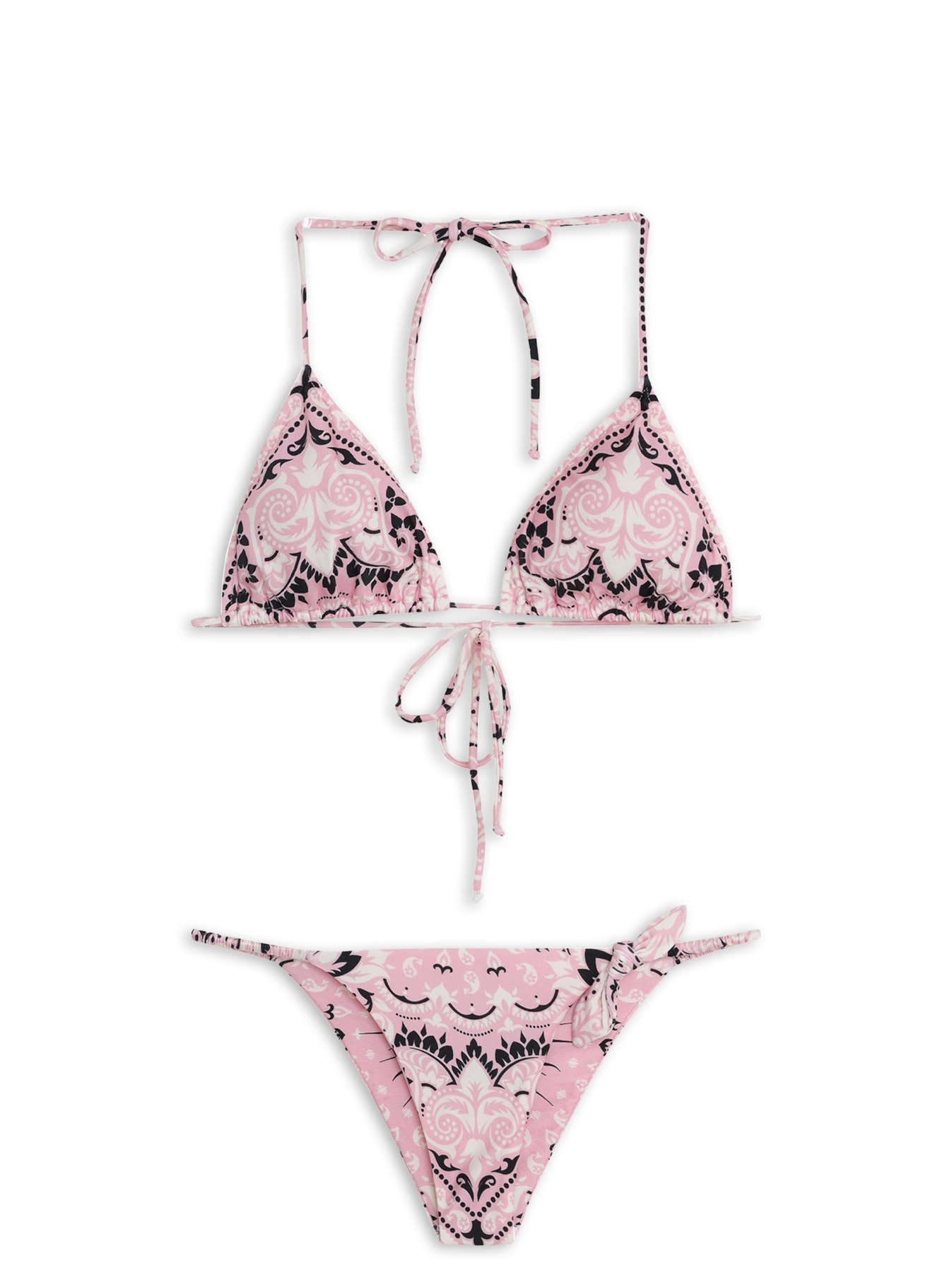 Biquíni Cortininha Bela Paisley Rosa Triya