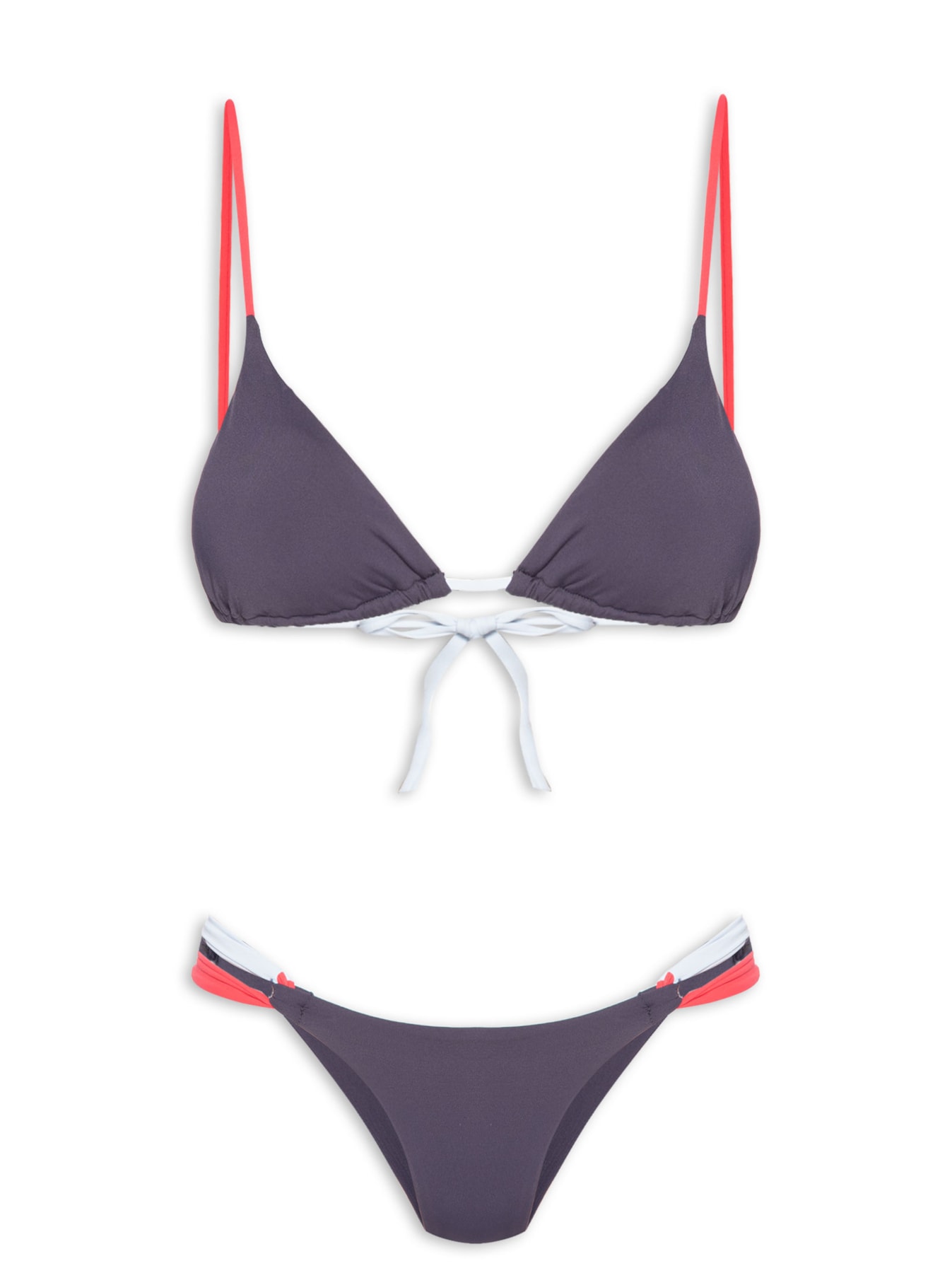 Biquíni Cortininha Venice Beach Azul Body For Sure