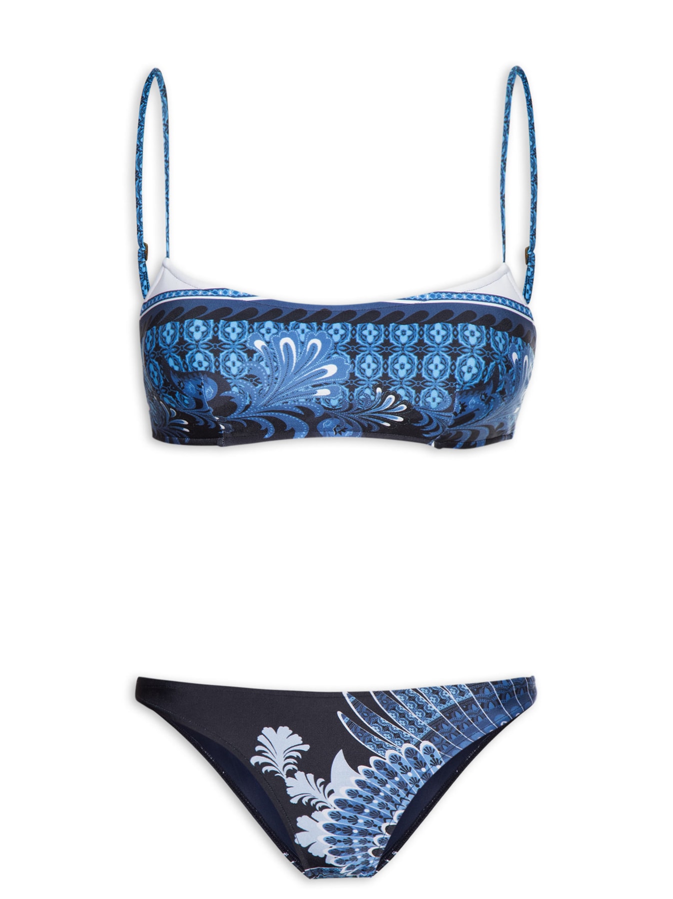 Biquíni Estampado Panô Azul Água Doce