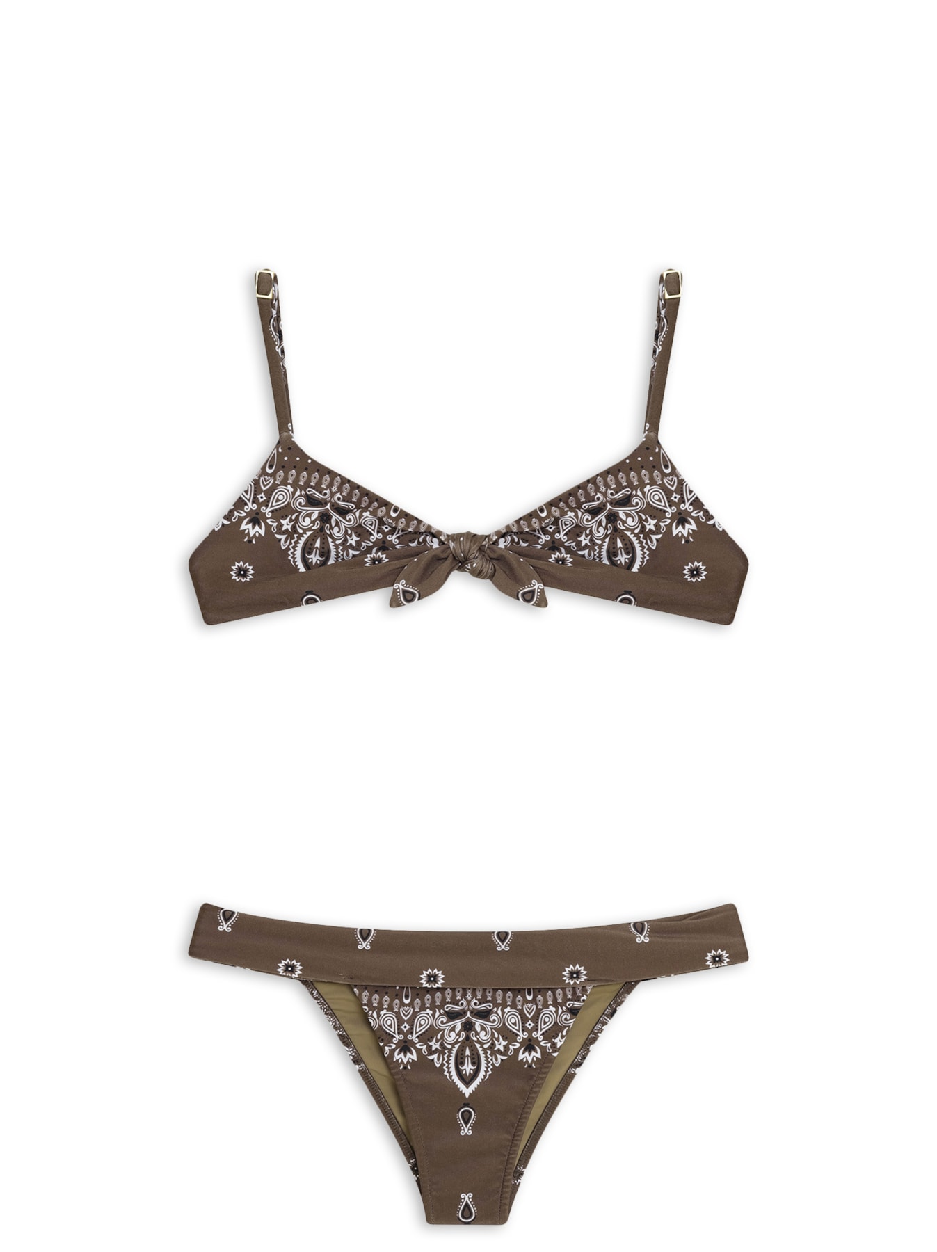 Biquíni Feminino Palau Bandana Marrom Triya