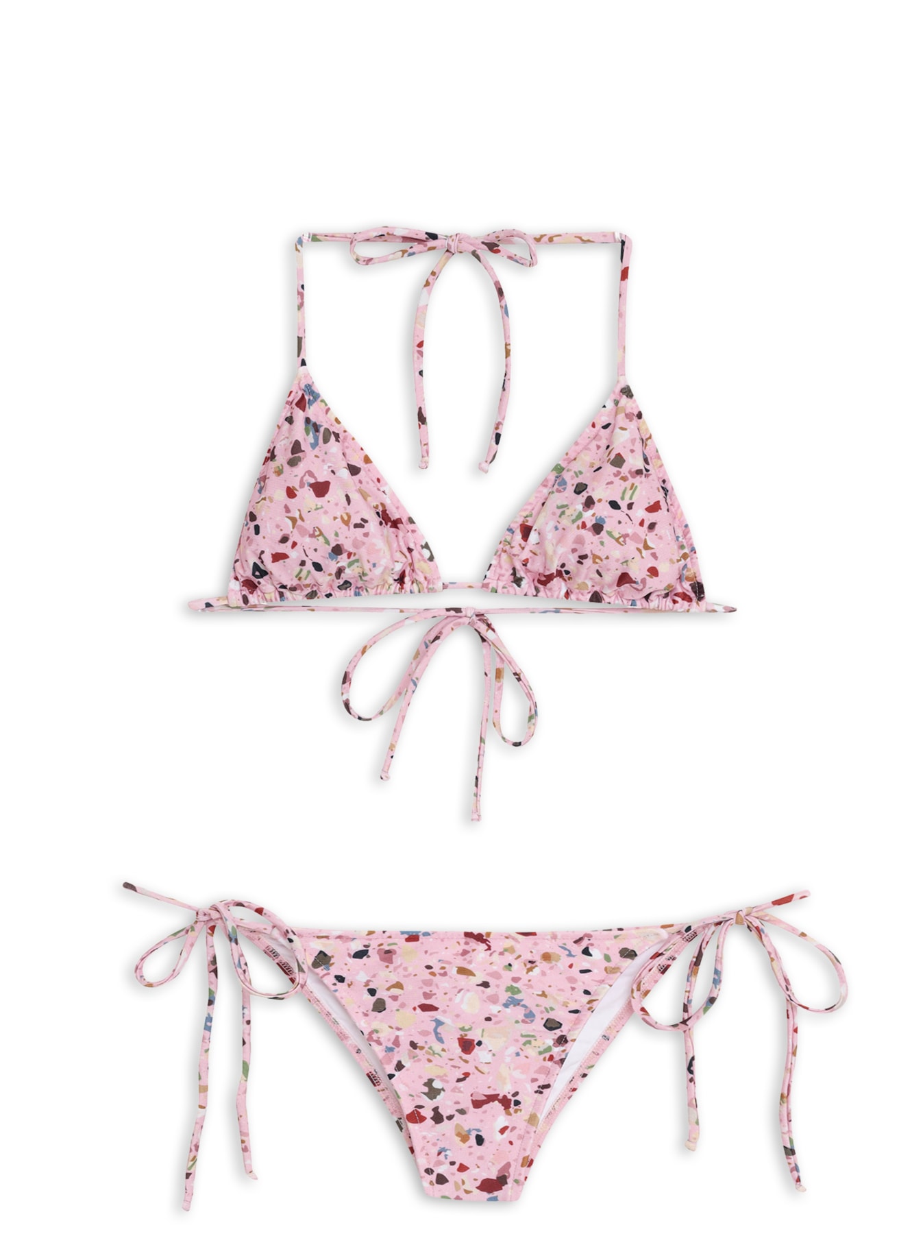 Biquíni Franzido Cortininha Bela Rosa Triya