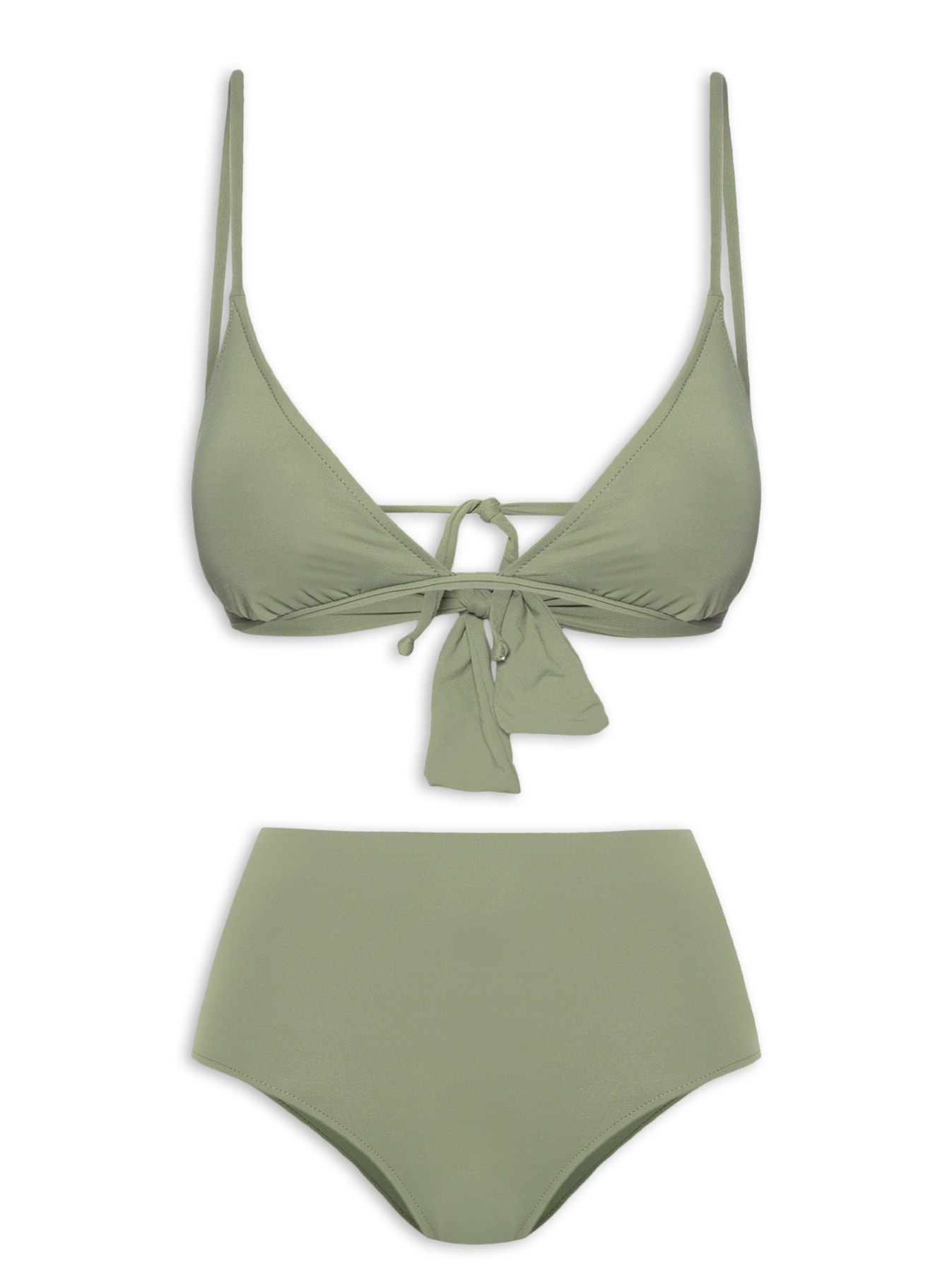 Biquíni Meia Taça Comfort Verde Salinas