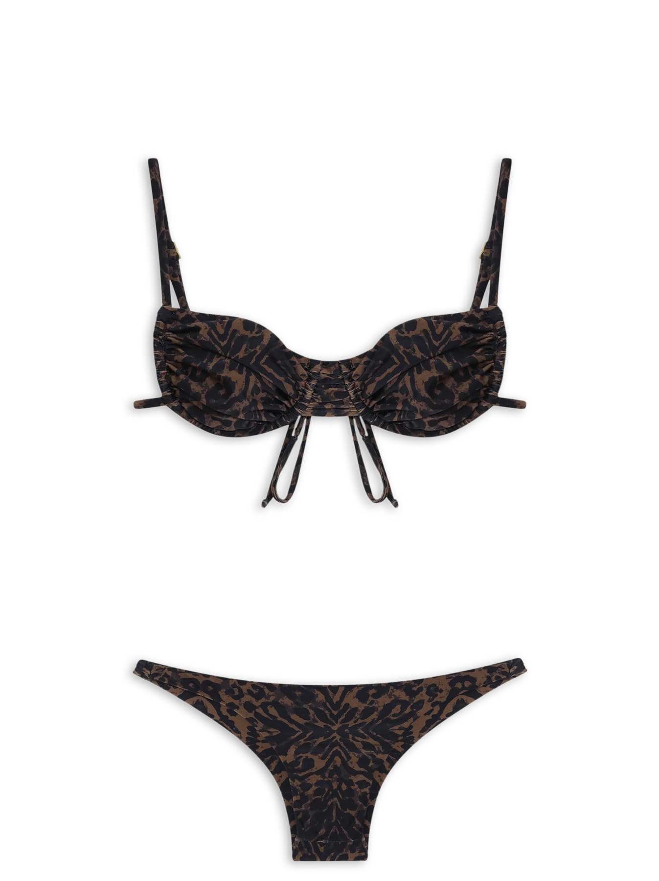 Biquíni Meia Taça Maui Up Animal Print Triya