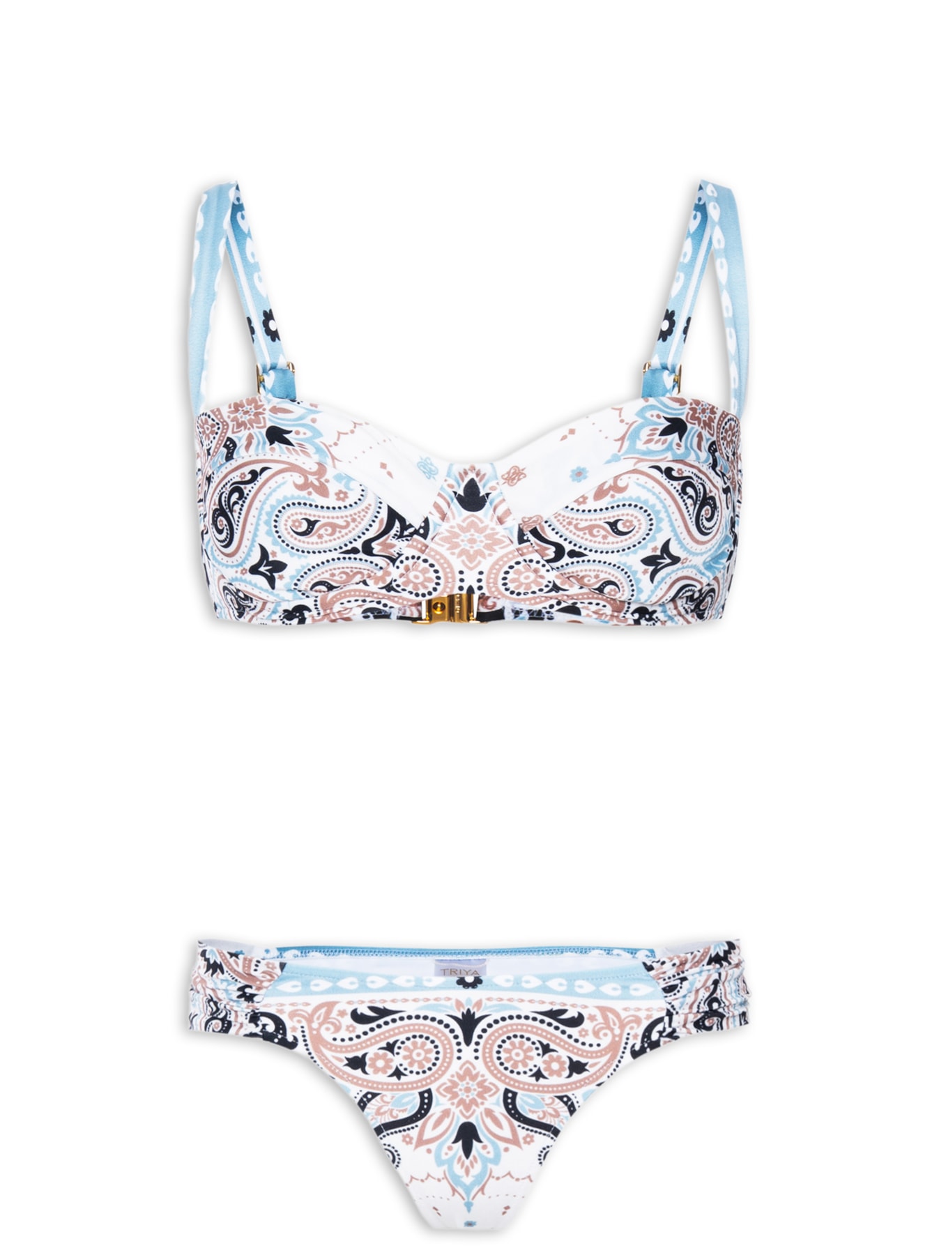 Biquíni Meia Taça Nina Azul Triya