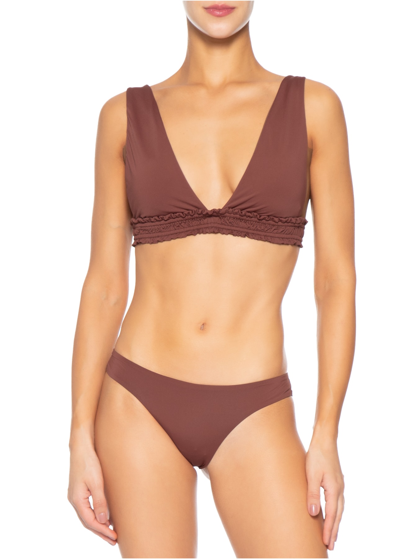 Biquíni Miracle Draping Marrom Salinas