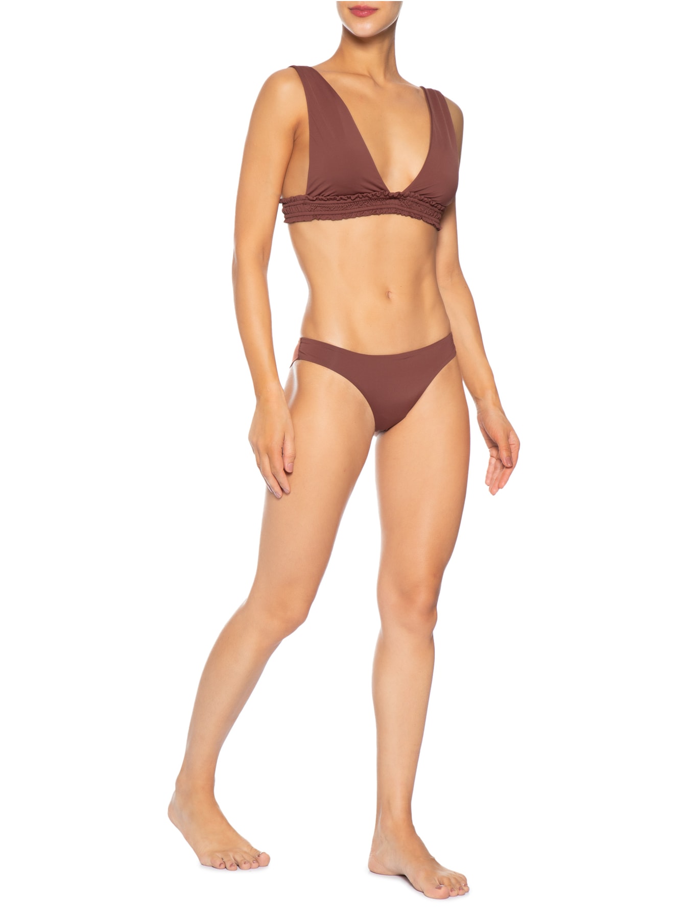 Biquíni Miracle Draping Marrom Salinas