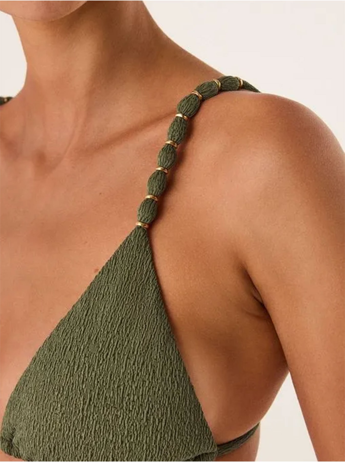 Biquíni Paralelo Tri Beads Verde Vix