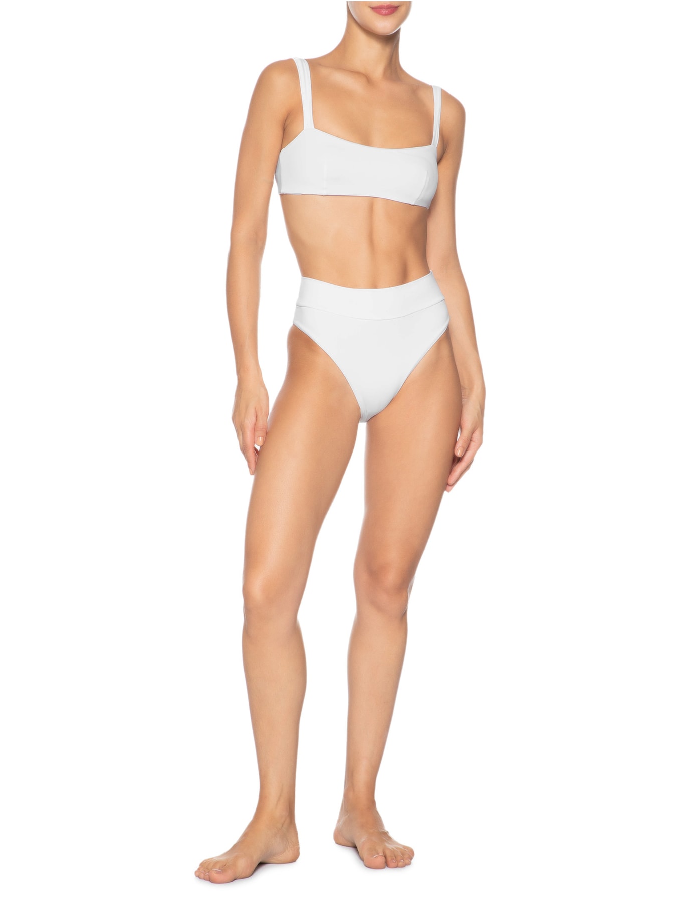 Biquíni Sem Aro Puglia Laterais Médias Branco Body For Sure