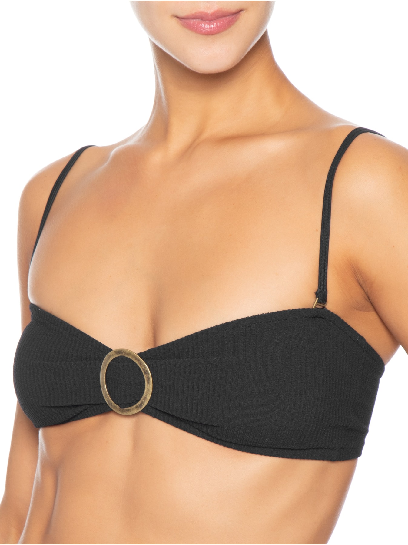 Biquíni Tanga Liso Preto Água Doce
