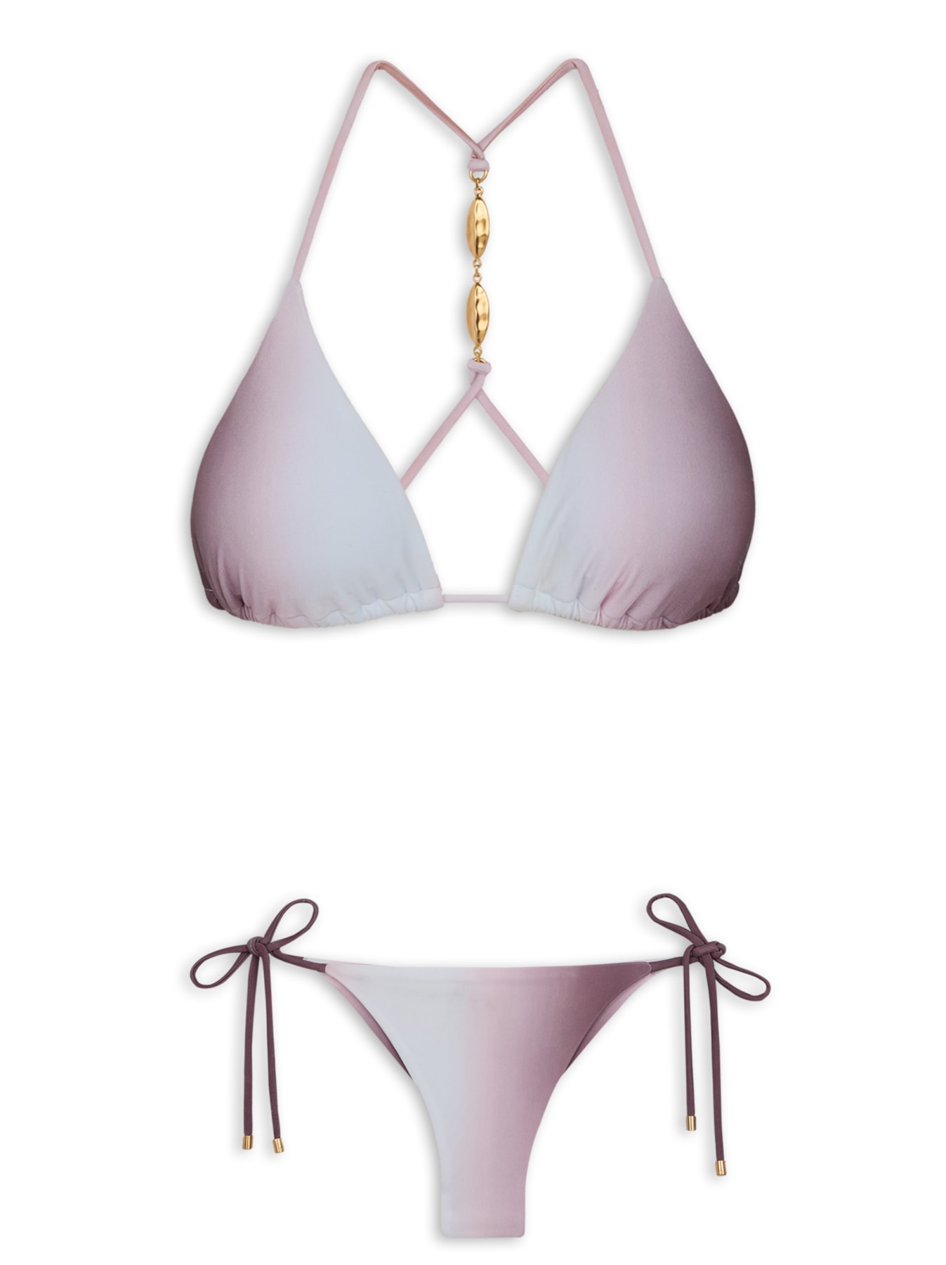 Biquíni Tri Costas Elsie Degradê Roxo Vix