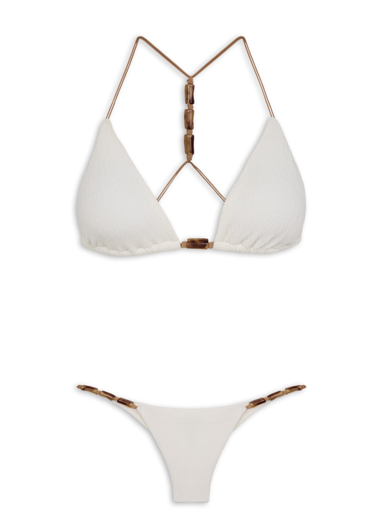 Biquíni Tri Costas Lesley Branco Vix