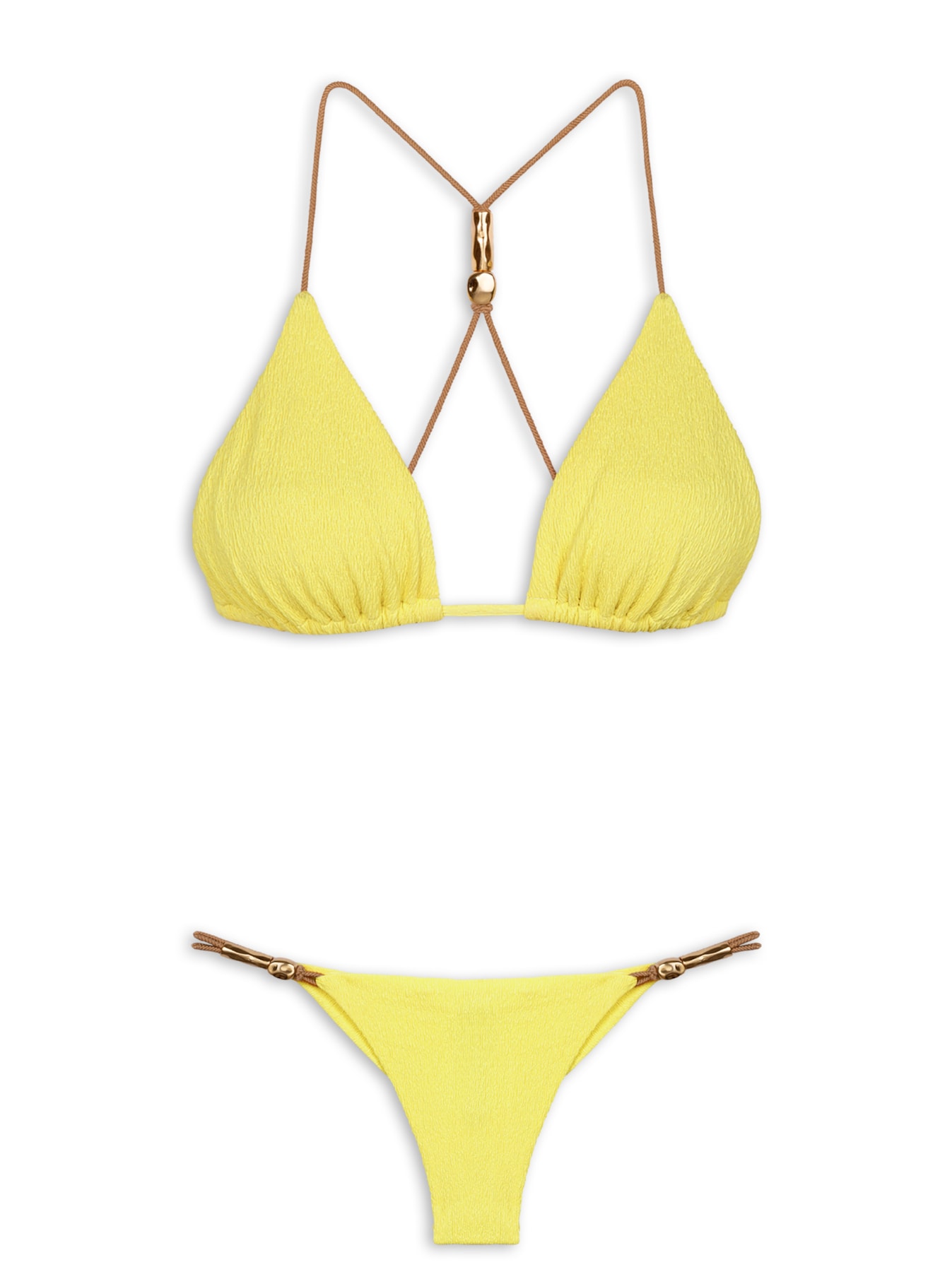 Biquíni Tri Costas Nancy Amarelo Vix