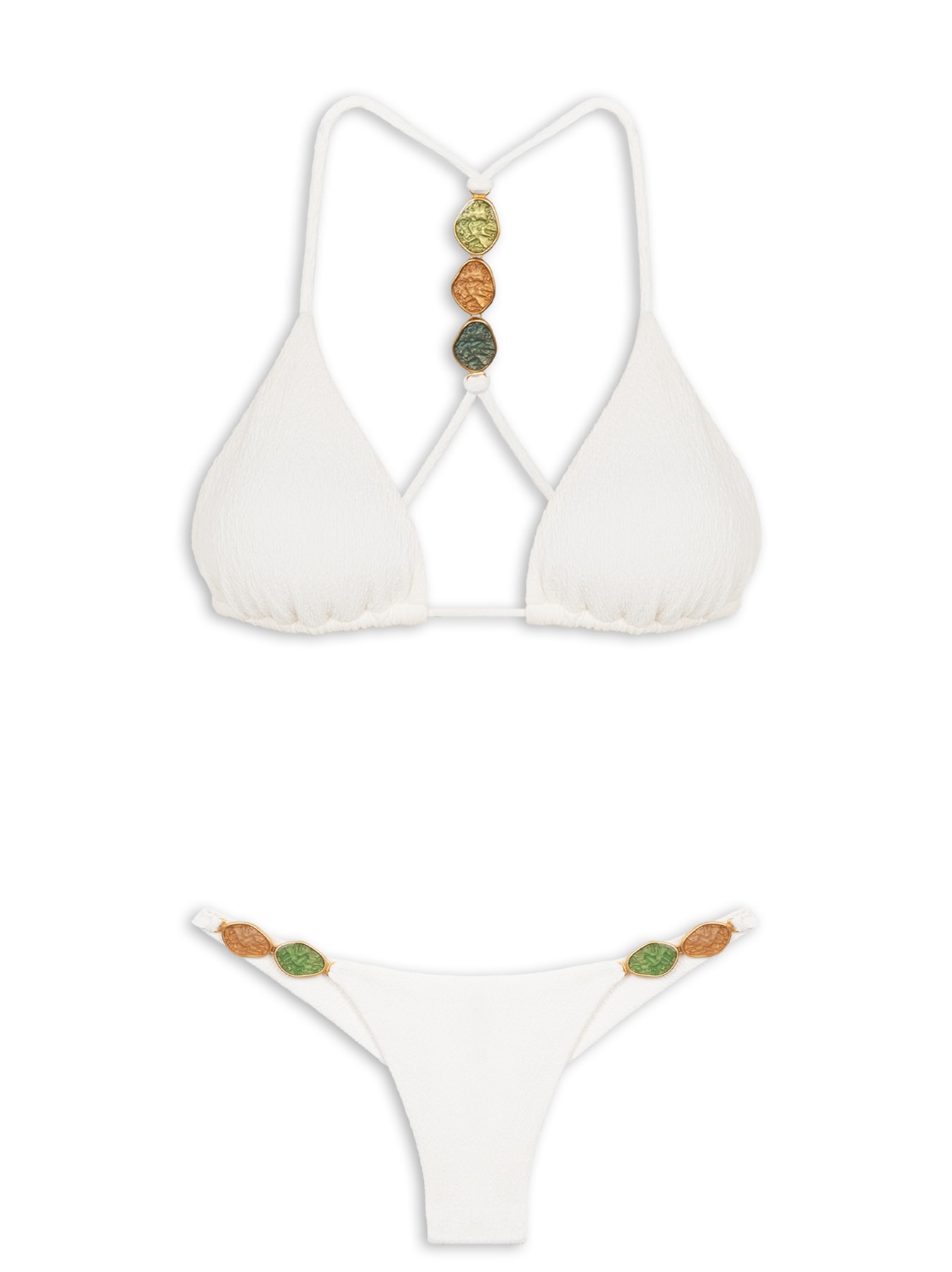 Biquíni Tri Costas Petra Off White Vix