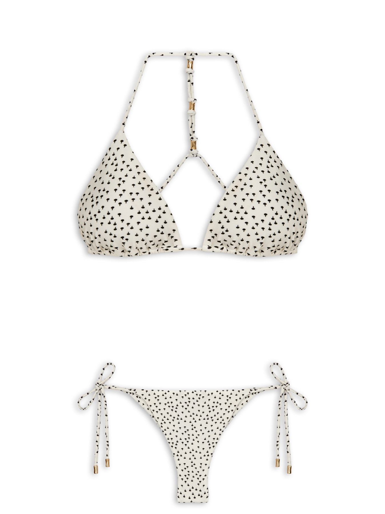 Biquíni Tri Costas Shaye Branco Vix