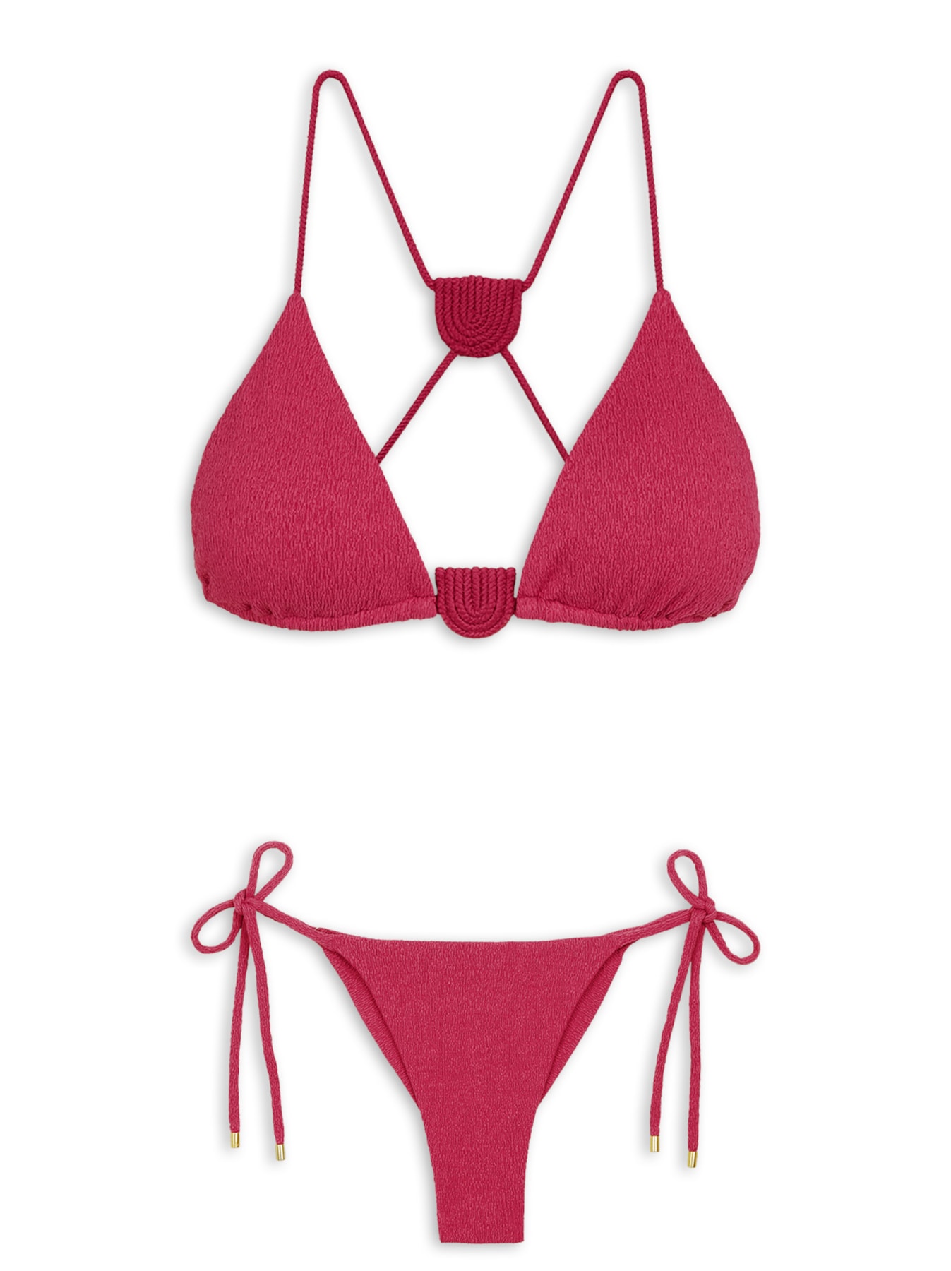 Biquíni Tri Costas Yara Rosa Vix