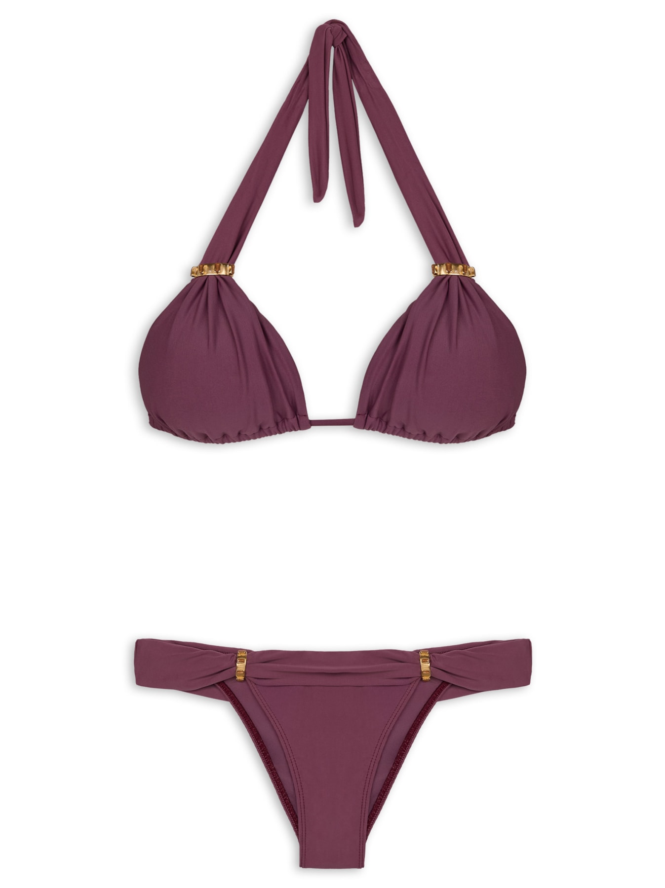 Biquíni Tubo Bia Argolas Roxo Vix