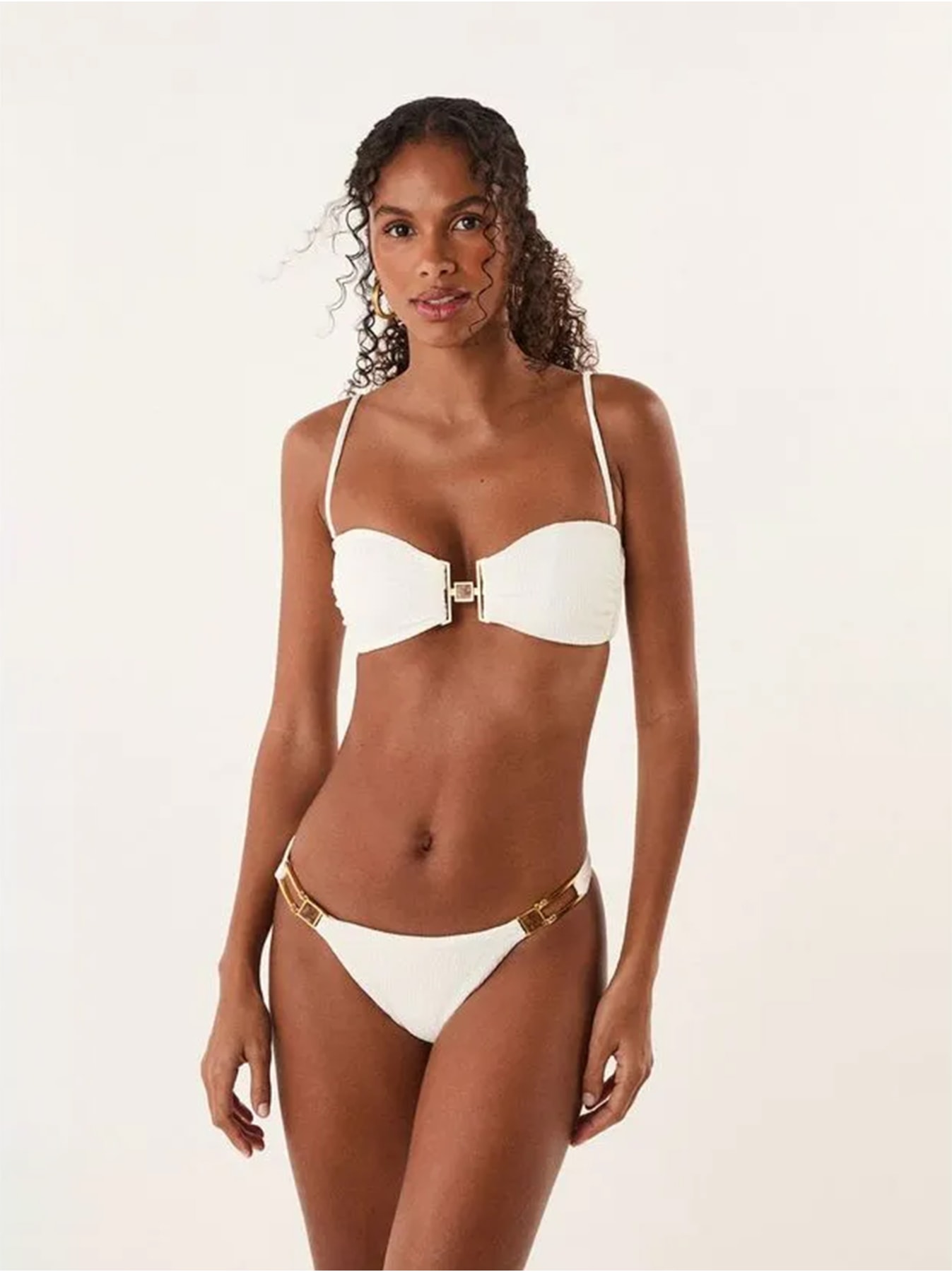 Biquíni White Bandeau Branco Vix