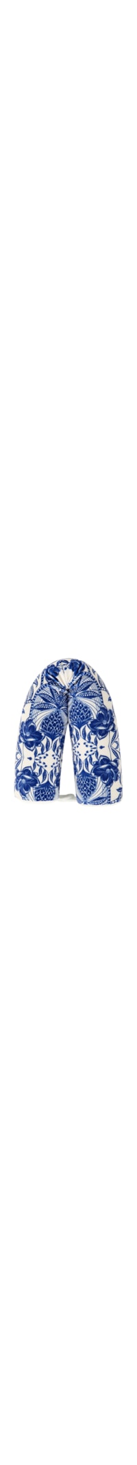 Almofada De Pescoço Coqueiro De Flor - Azul
