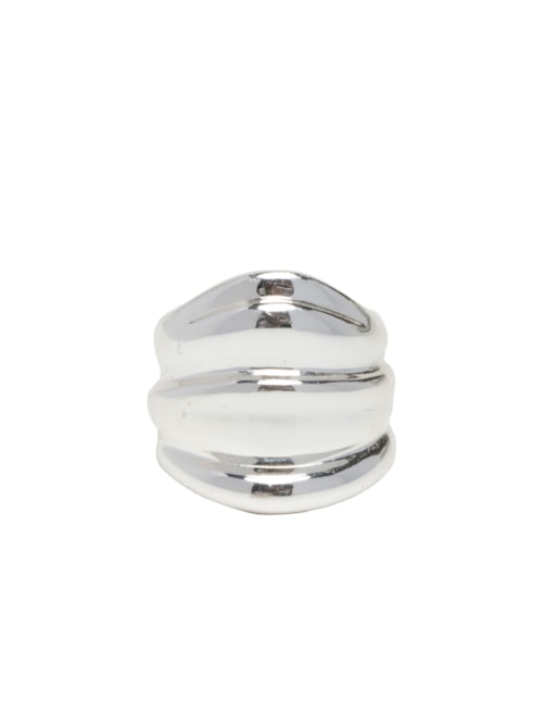 Anel Drapê – Prateado