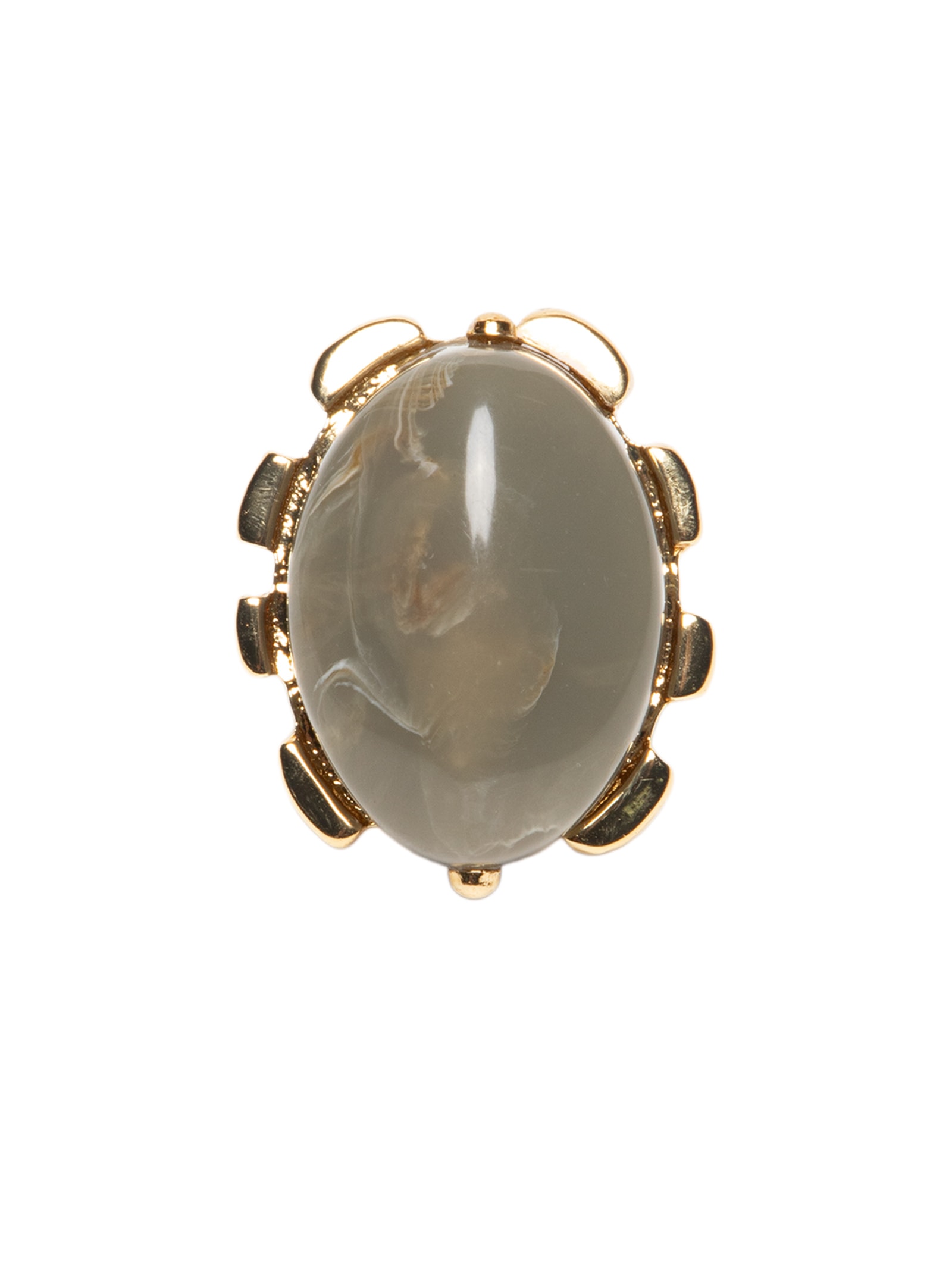 Anel Feminino Com Pedra Cinza '2Essential