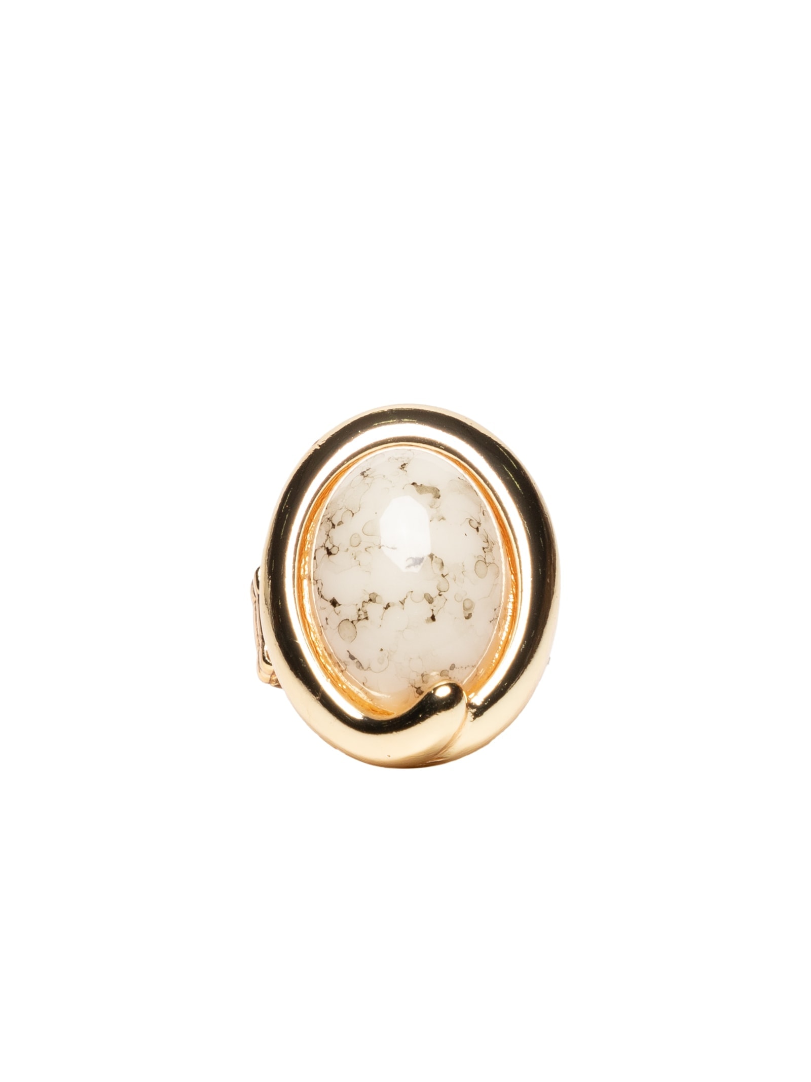 Anel Feminino Com Pedra Dourado '2Essential