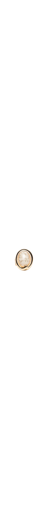 Anel Feminino Com Pedra - Dourado