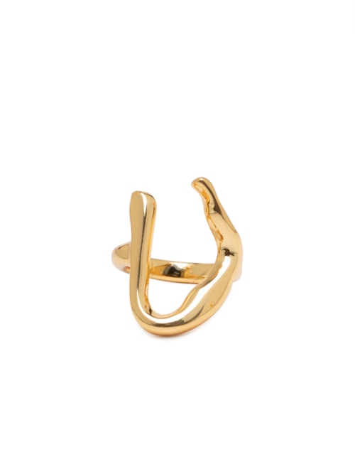 Anel Feminino Espacio – Dourado