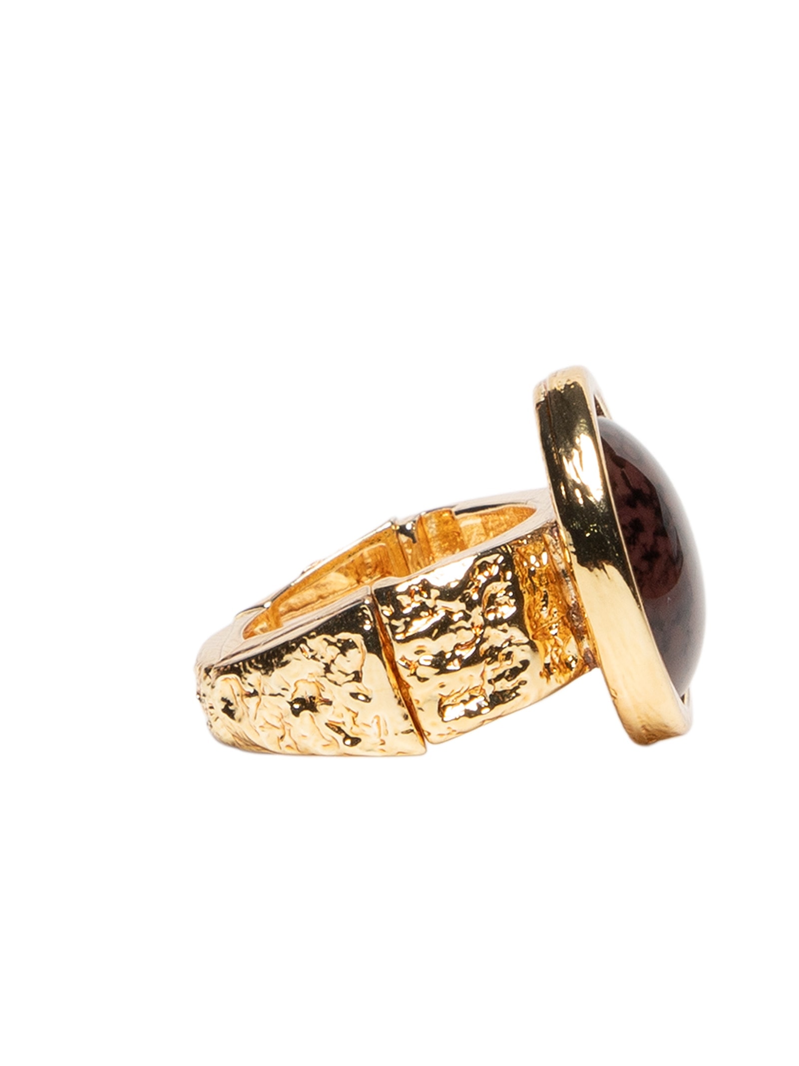 Anel Feminino Redondo Com Pedra Preto '2Essential