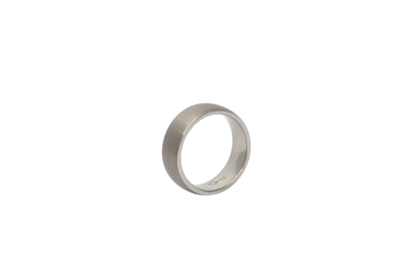 Anel Plain Grey Em Metal - Prata 