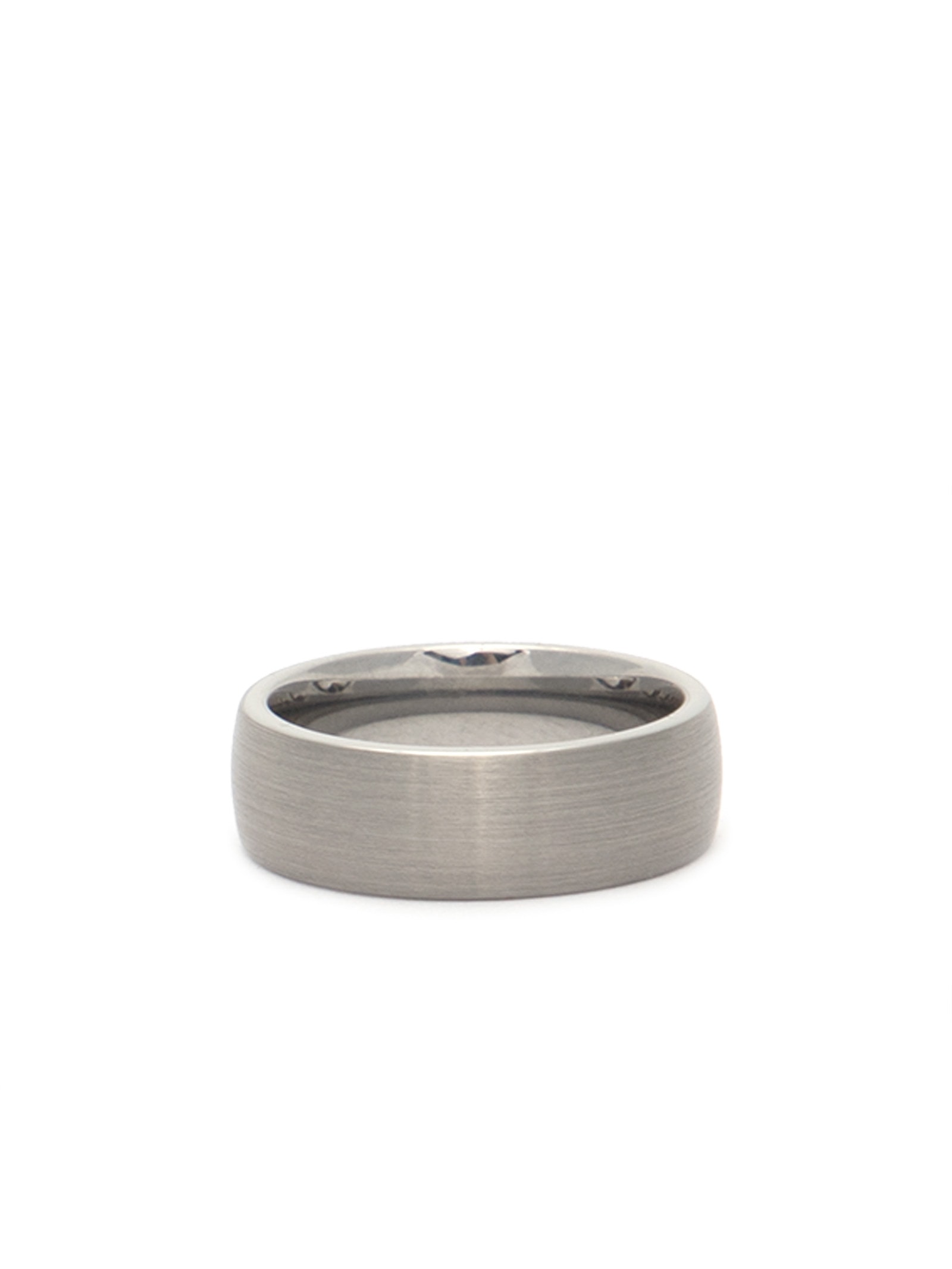 Anel Plain Grey Em Metal Prata  Key Design