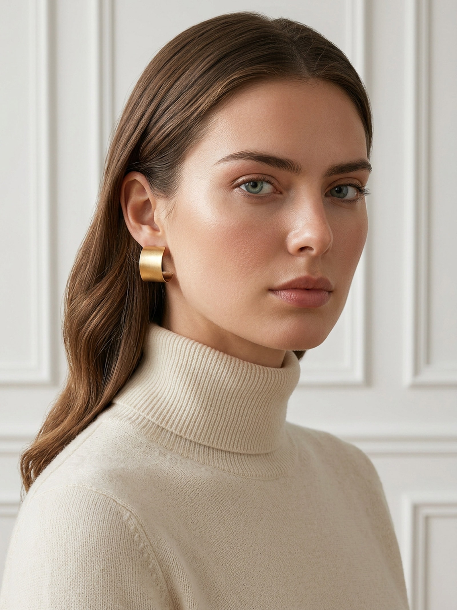 Argola Feminina Fosca Dourado Market 33