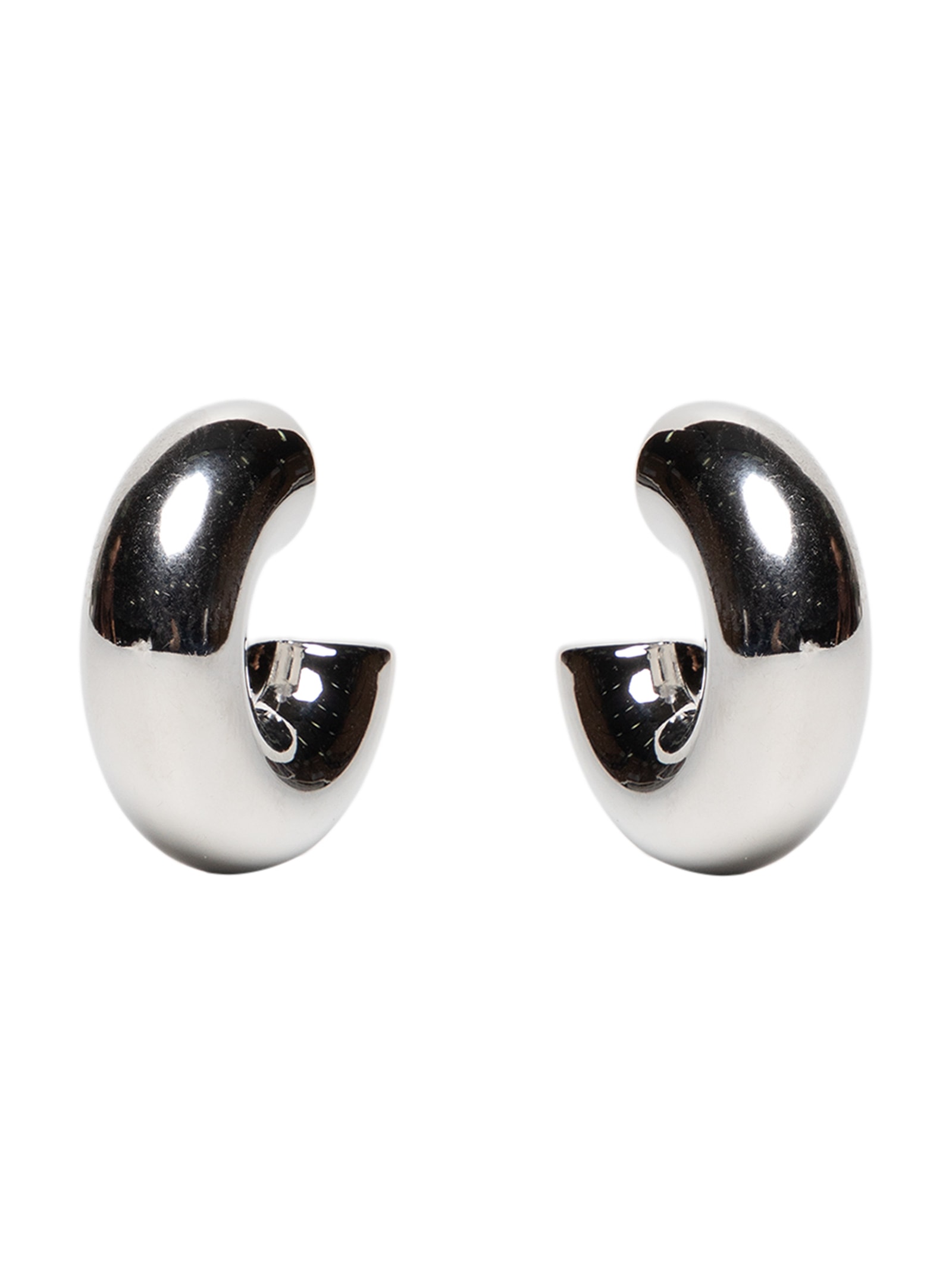 Argola Feminina Prateado Market 33