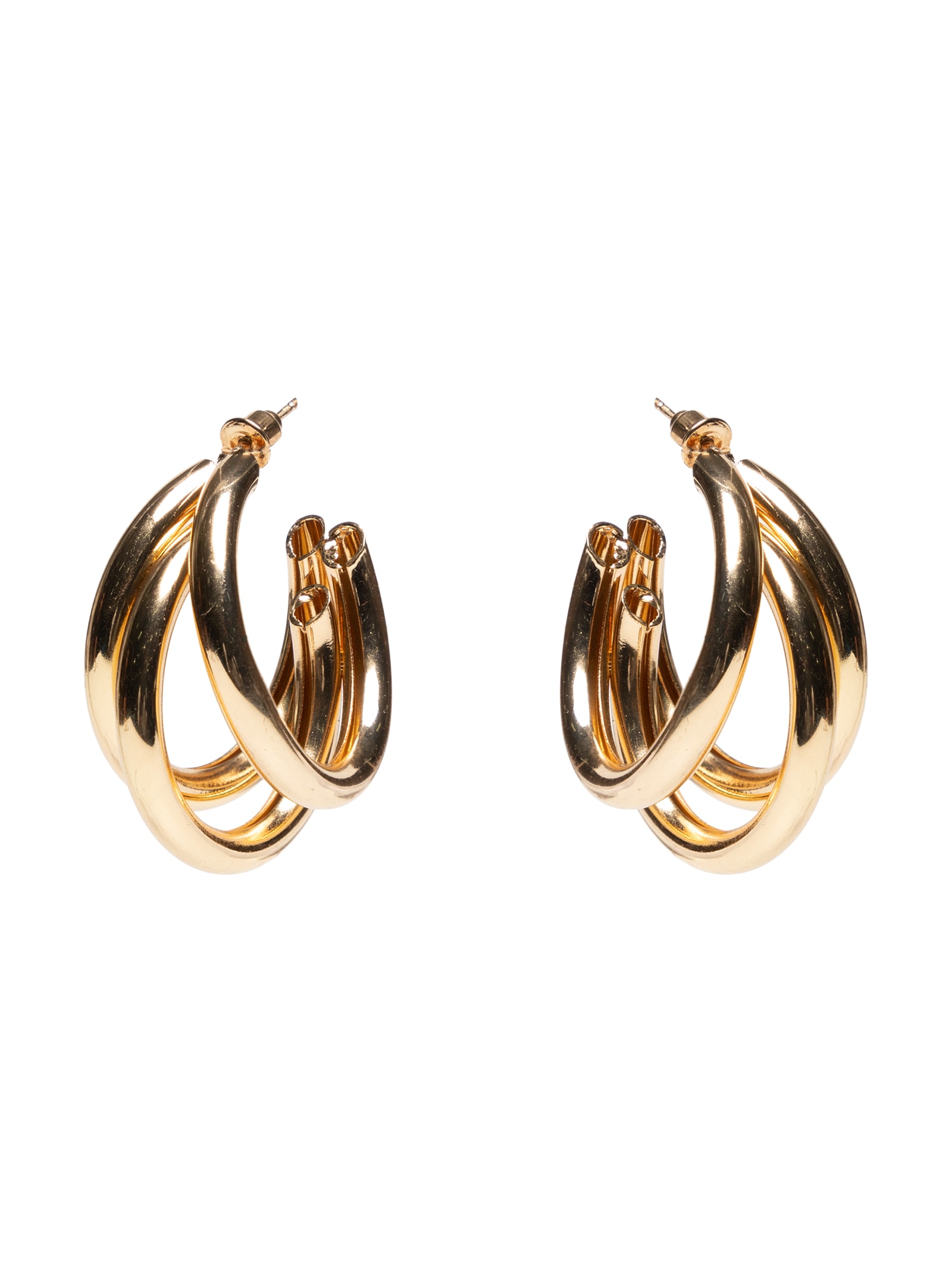 Argola Feminina Tripla Dourado Market 33