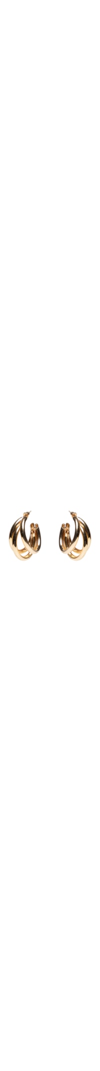 Argola Feminina Tripla - Dourado