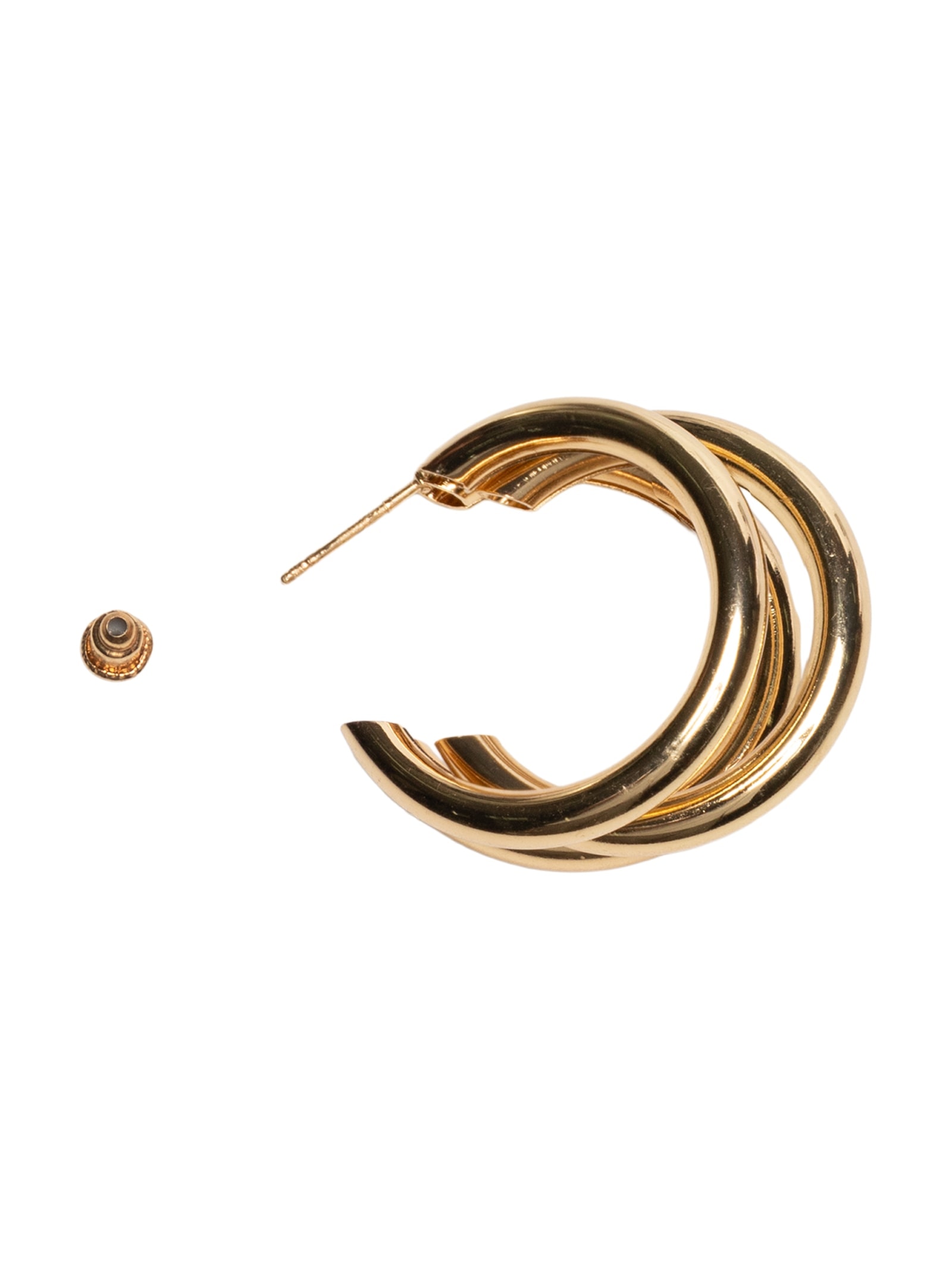 Argola Feminina Tripla Dourado Market 33