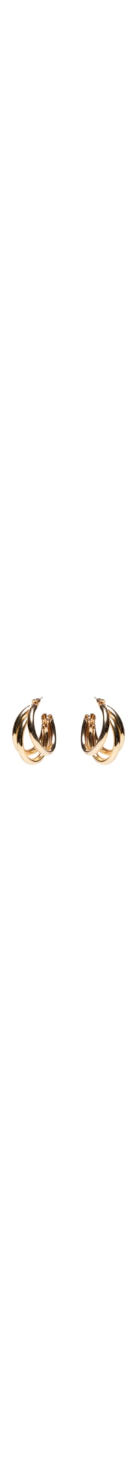 Argola Feminina Tripla - Dourado