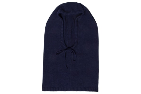 Balaclava Feminina Com Blend De Cashmere E Lã - Azul