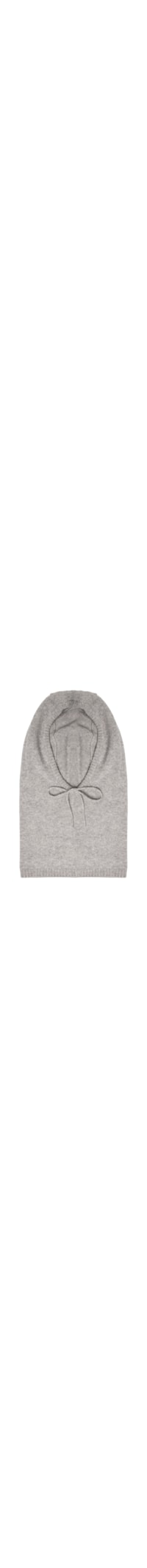 Balaclava Feminina Com Blend De Cashmere E Lã - Cinza