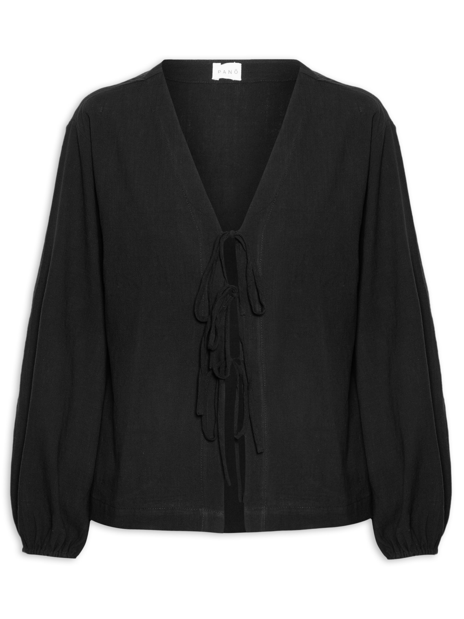 Bata Amarração IPA Feminina Preto Panô