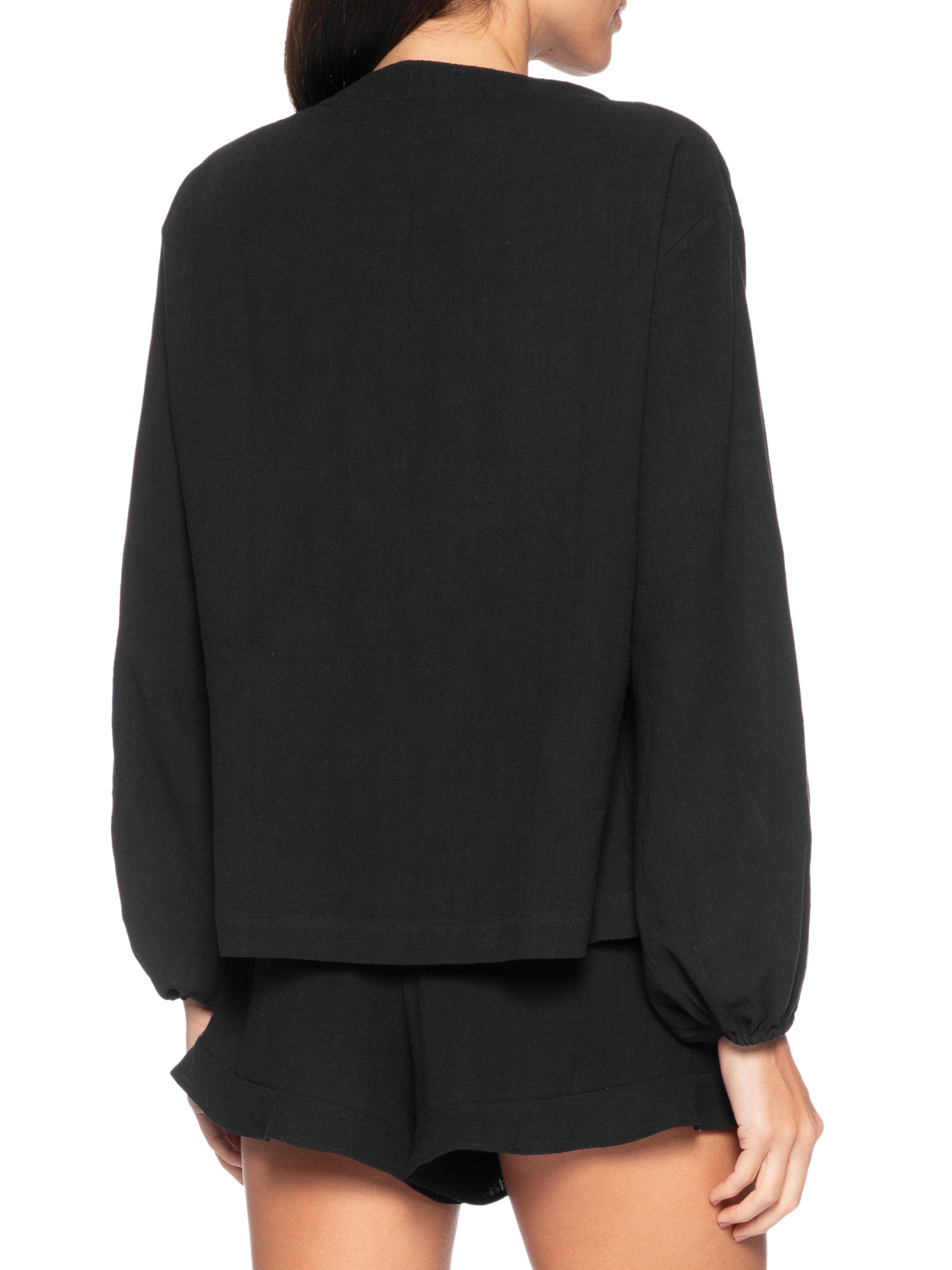 Bata Amarração IPA Feminina Preto Panô